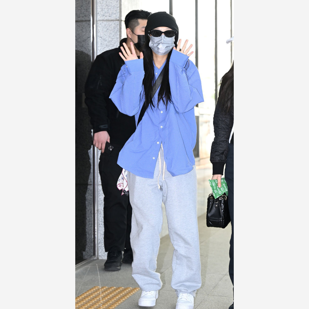 (W) Adidas Forum Bold Cloud White 착용 스타일 - 2