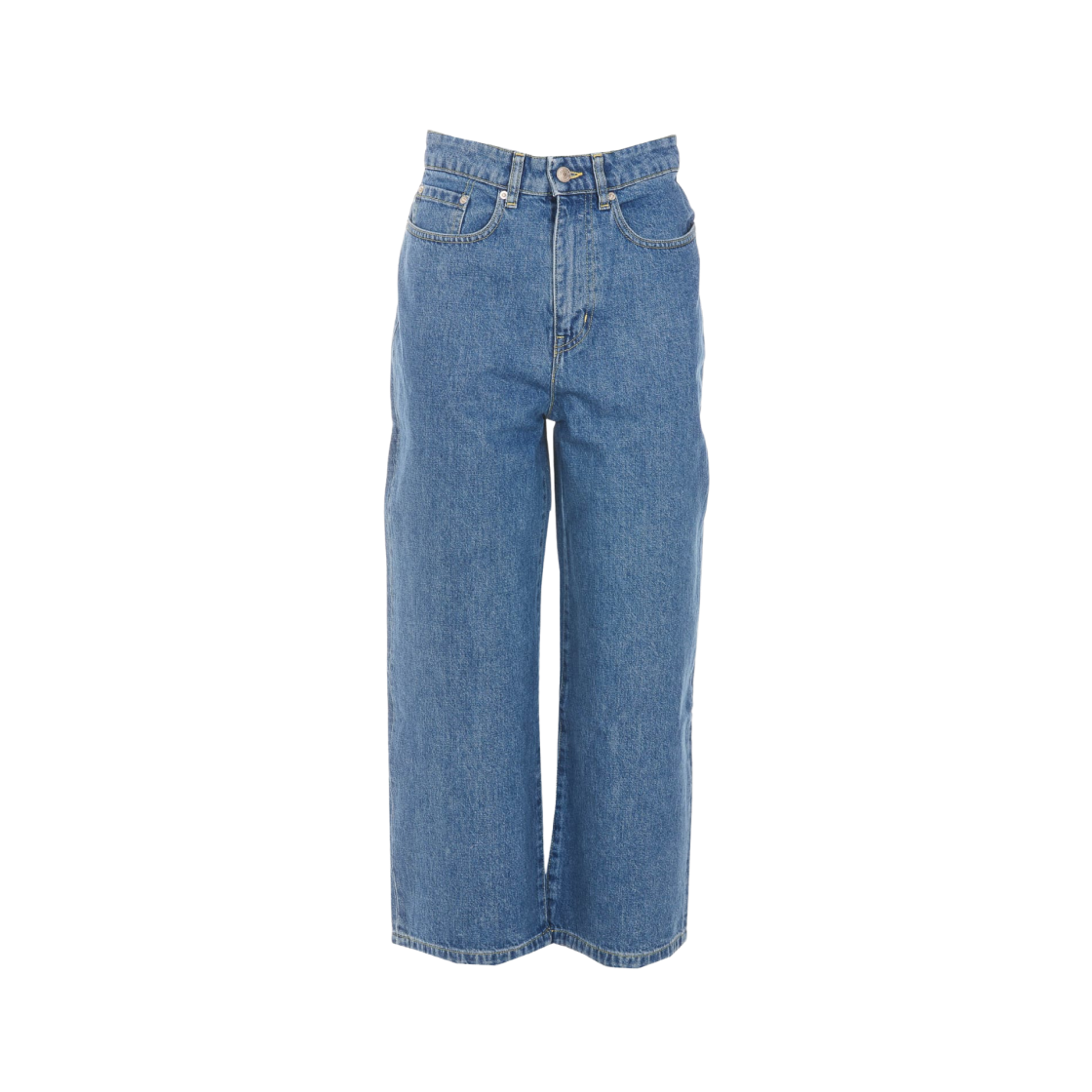 (W) Kenzo Sumire Cropped Jeans Light Blue 상세 이미지 1