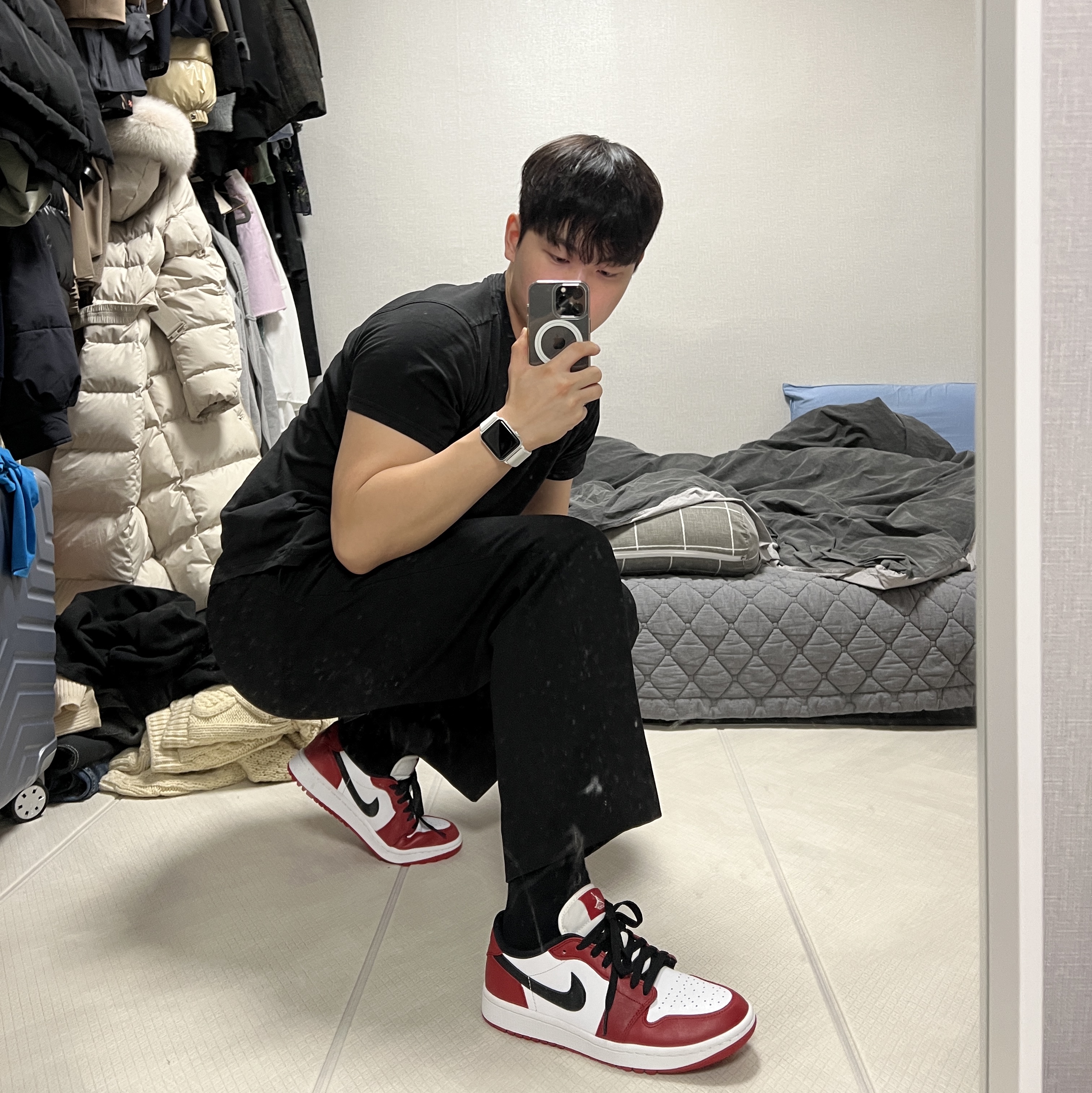 Jordan 1 Low Golf Chicago 착용 스타일