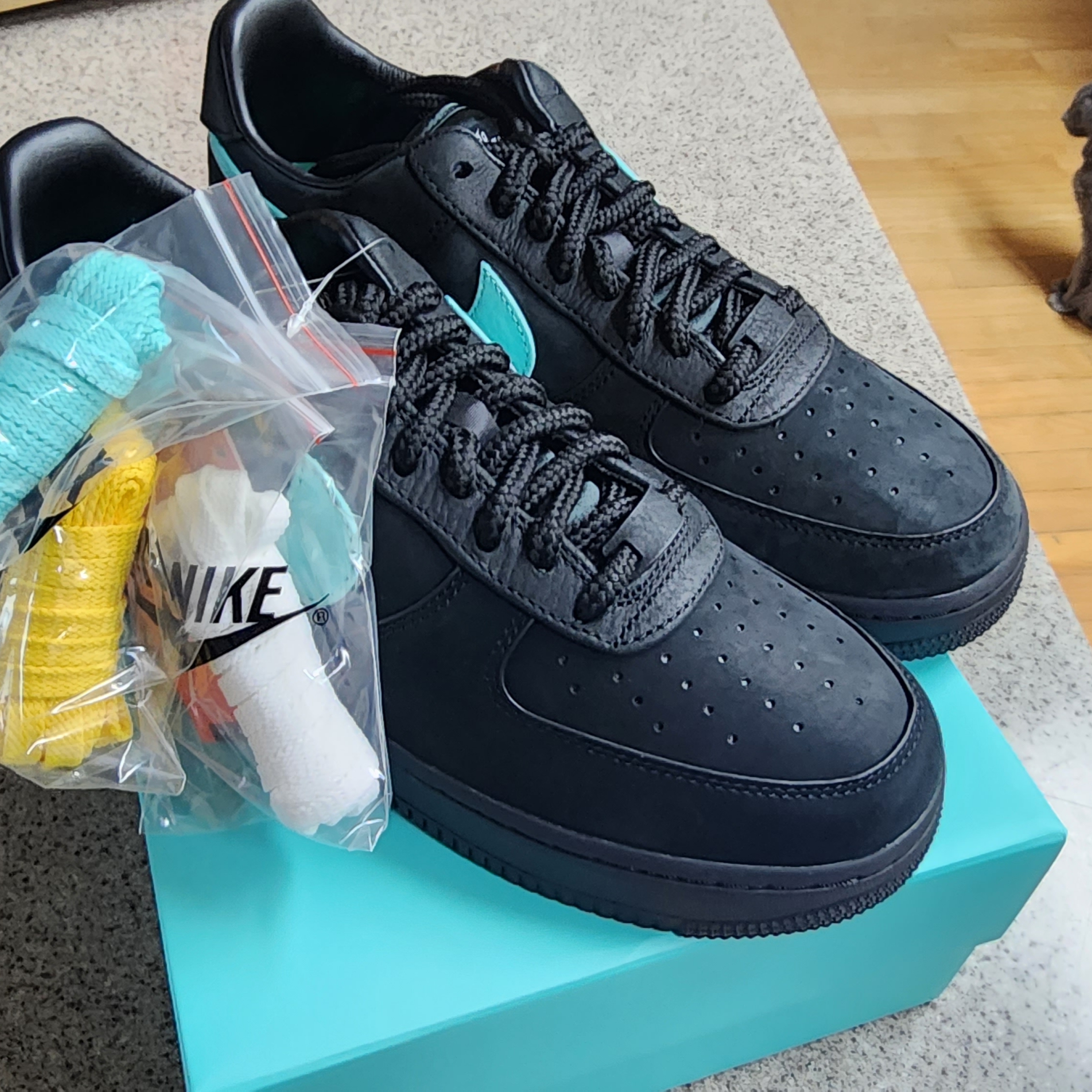 Nike x Tiffany & Co. Air Force 1 Low SP 1837 착용 스타일