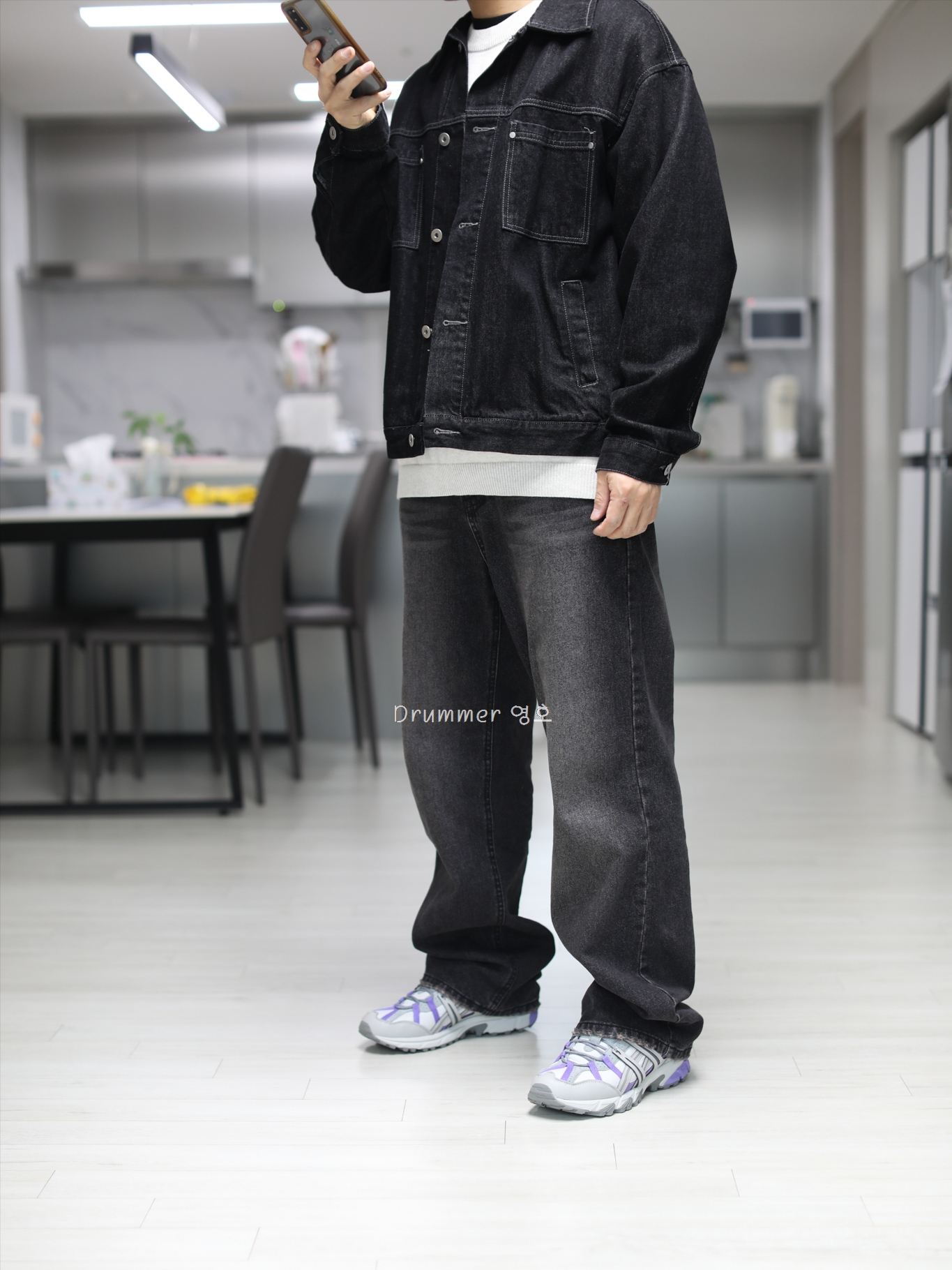 (W) Asics Gel-Sonoma 15-50 Glacier Grey Oyster Grey 착용 스타일