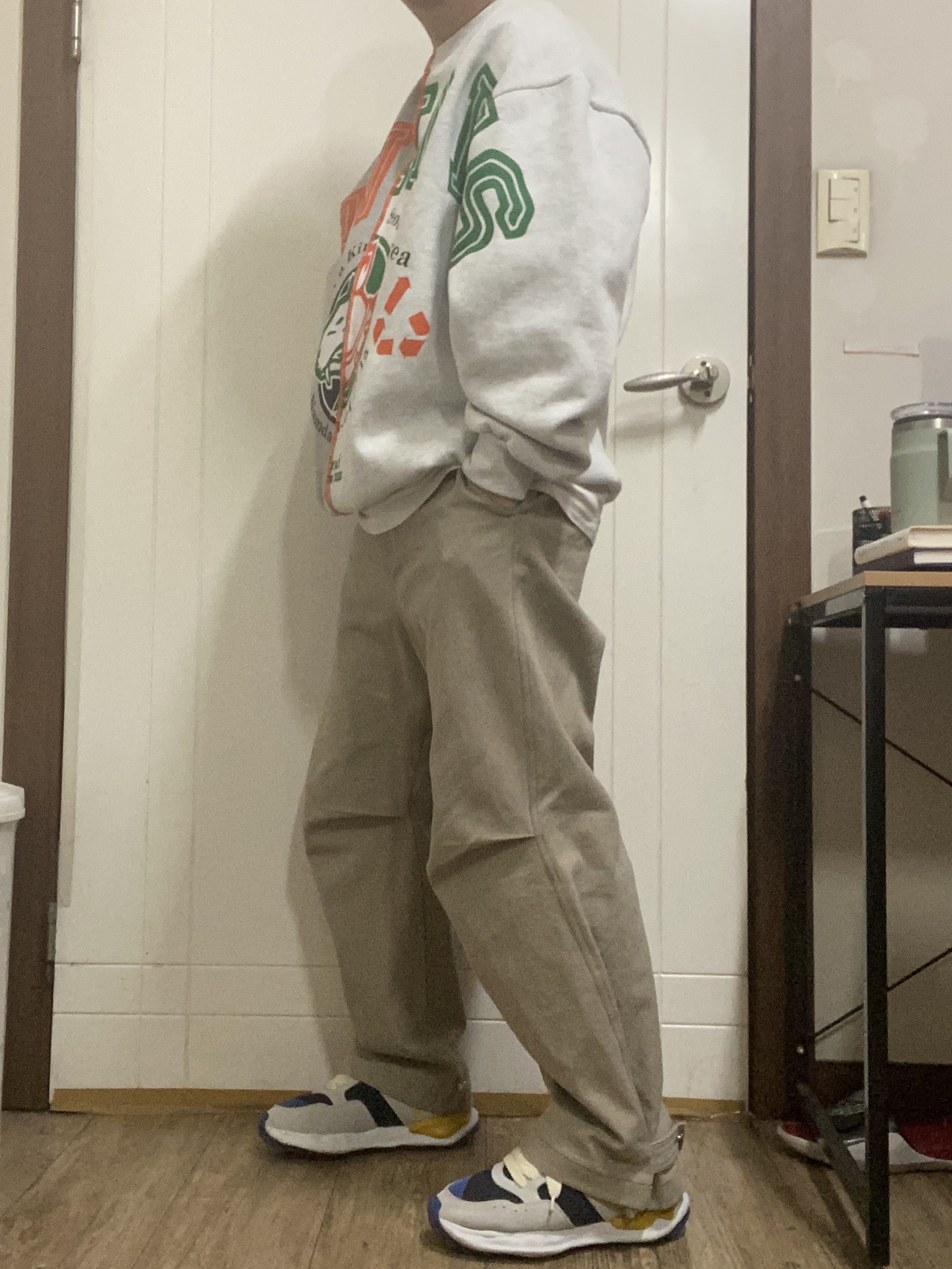 Maison Mihara Yasuhiro x Nigel Cabourn FR Army Sneakers Navy 착용 스타일 - 1