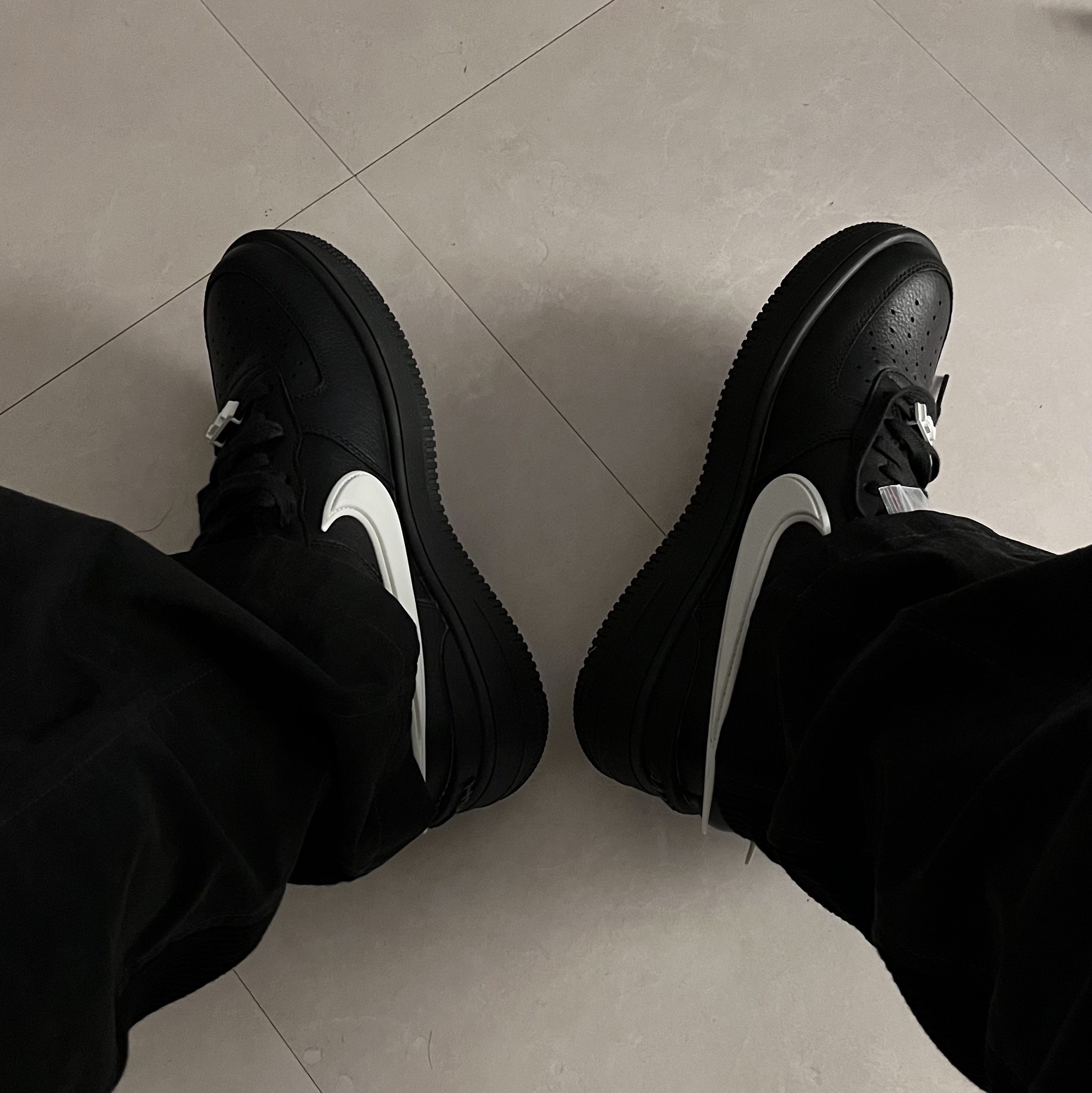 Nike x Ambush Air Force 1 Low SP Black 착용 스타일