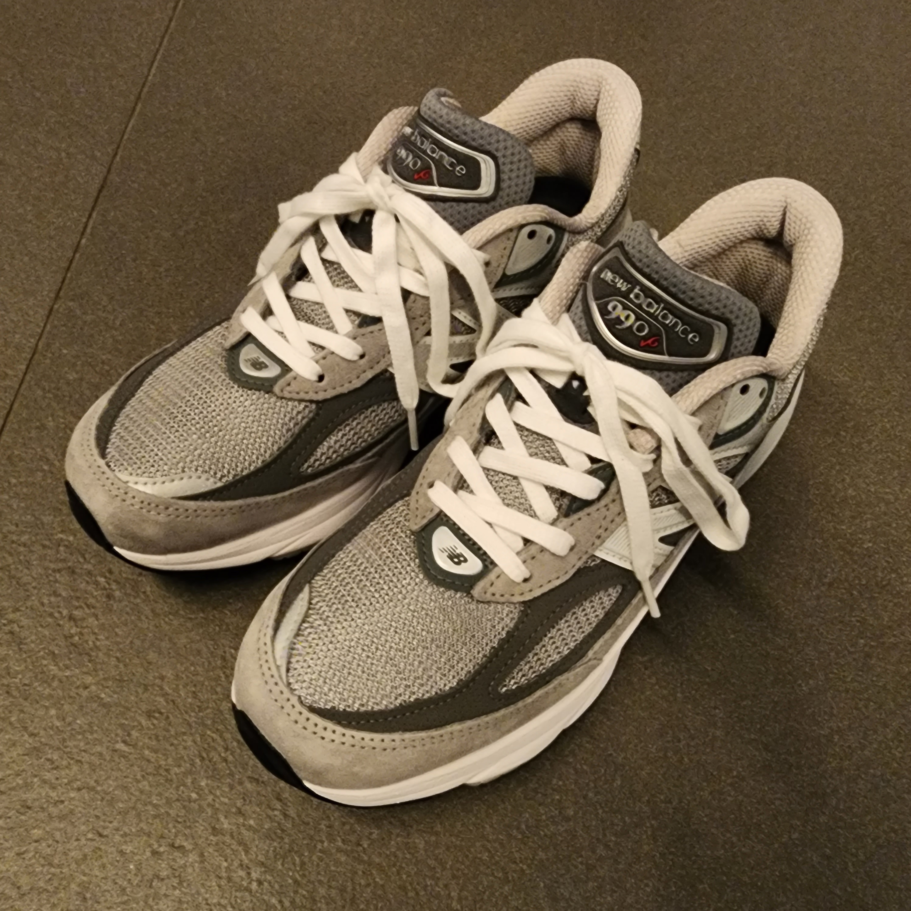 New Balance 990v6 Made in USA Grey - D Standard 착용 스타일