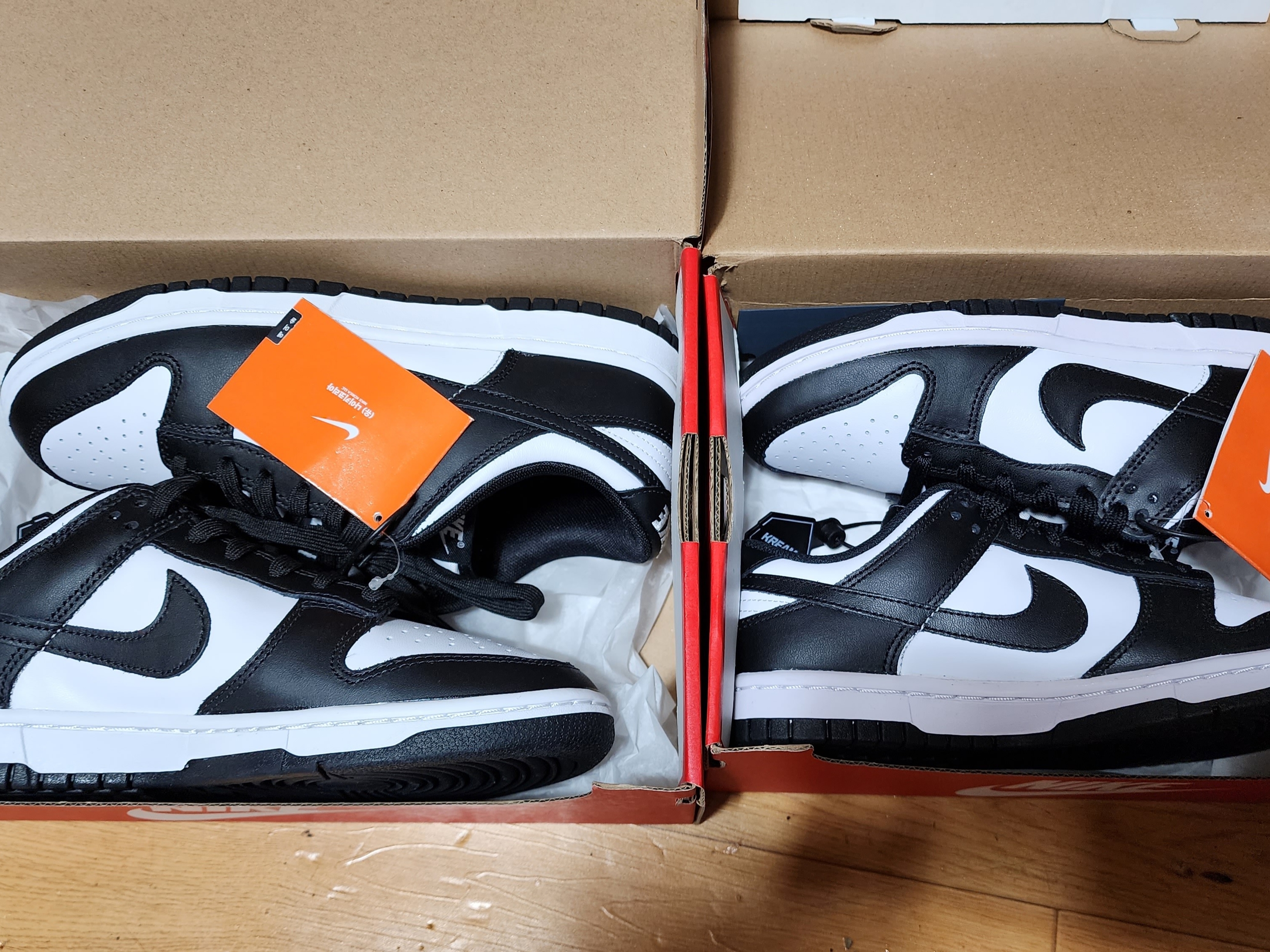 Nike Dunk Low Retro Black, (W) Nike Dunk Low Black 착용 스타일 - 1