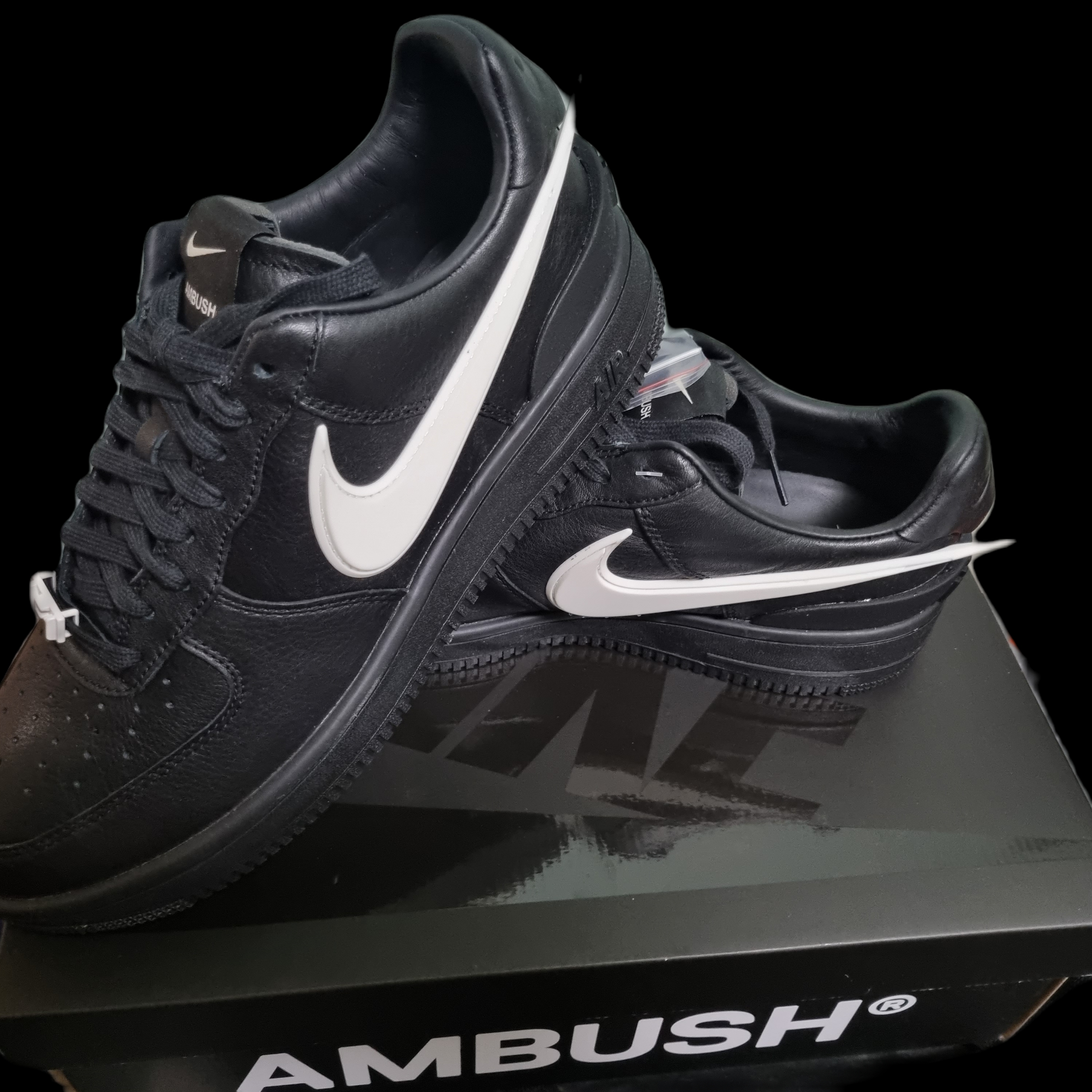 Nike x Ambush Air Force 1 Low SP Black 착용 스타일 - 4