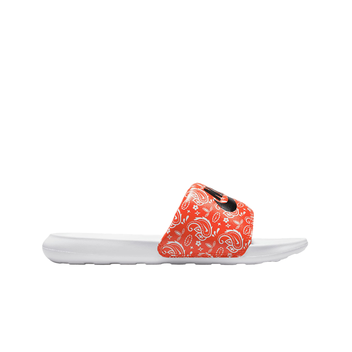 (W) 나이키 빅토리 원 프린트 슬라이드 러쉬 오렌지 화이트((W) Nike Victori One Print Slide Rush Orange White) - 1