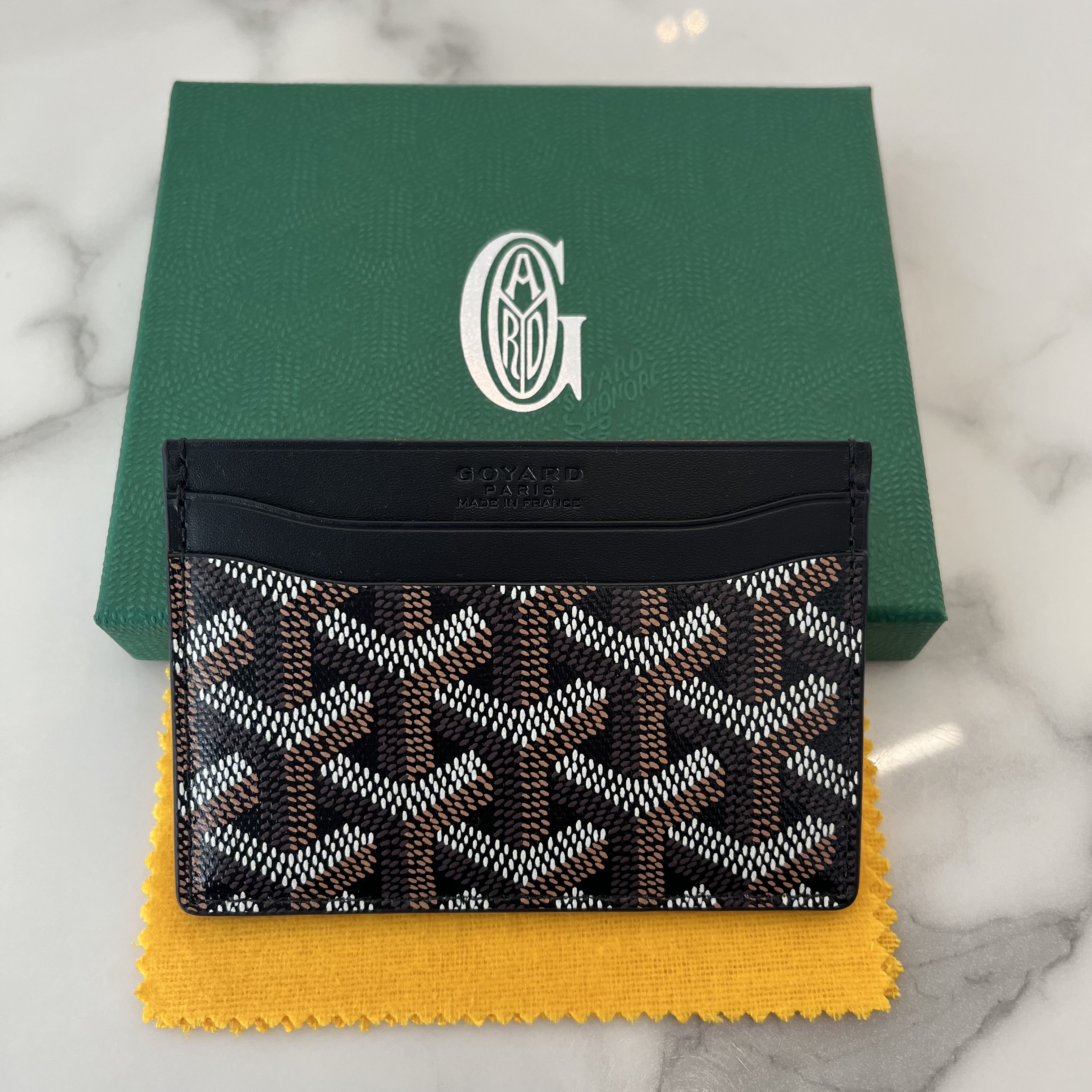 Goyard Saint Sulpice Card Holder Black 착용 스타일