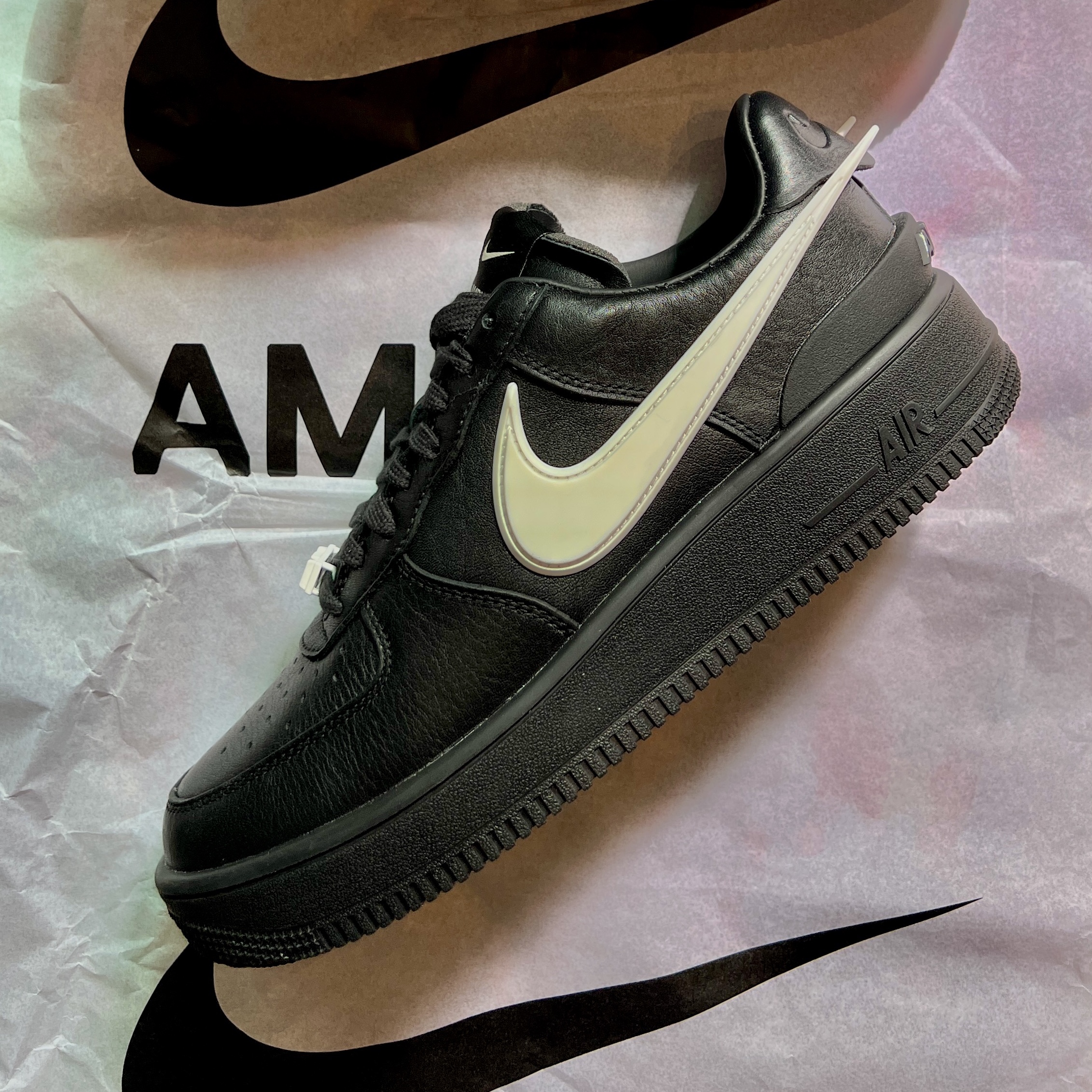 Nike x Ambush Air Force 1 Low SP Black 착용 스타일 - 1