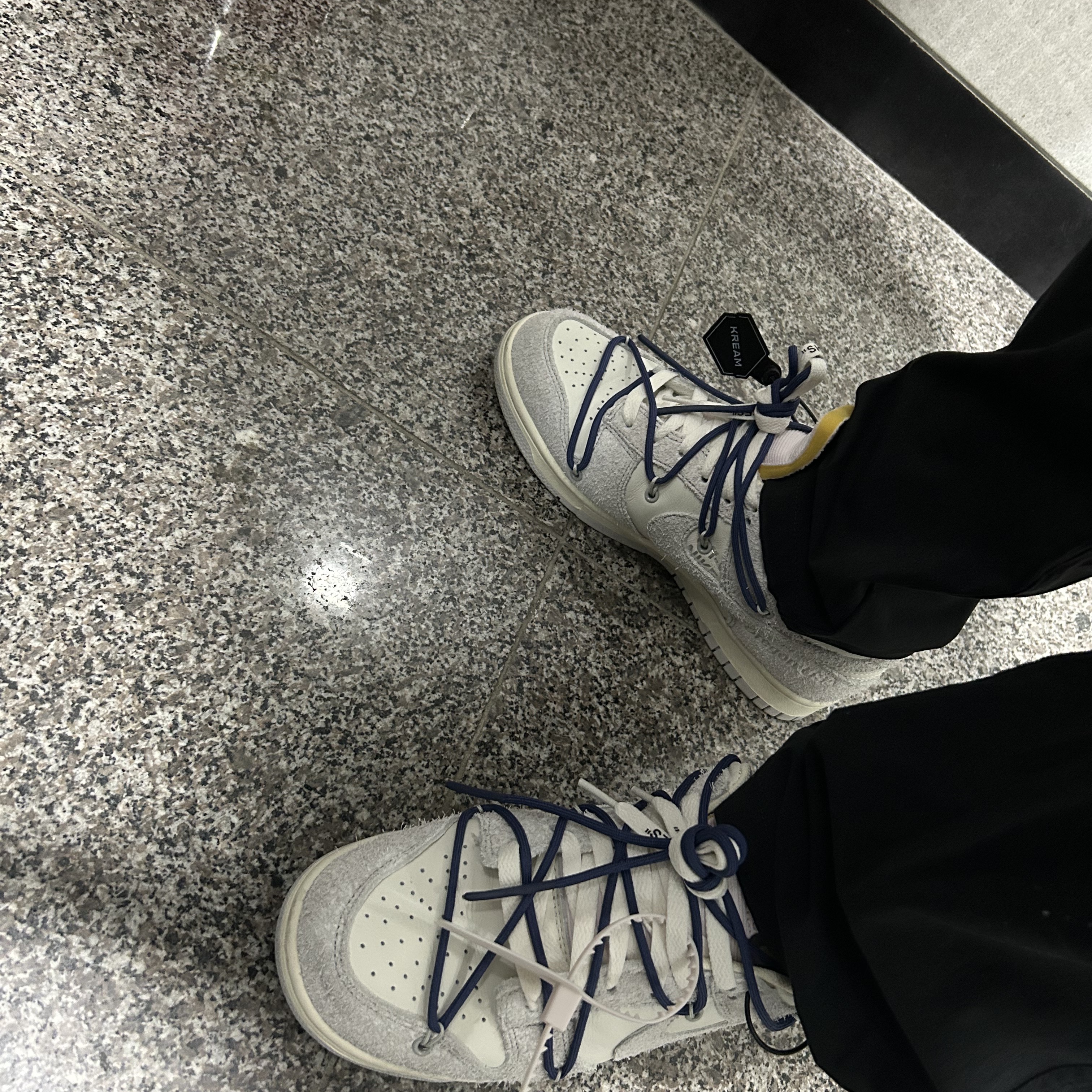 Nike x Off-White Dunk Low The 50 - Lot 18 착용 스타일