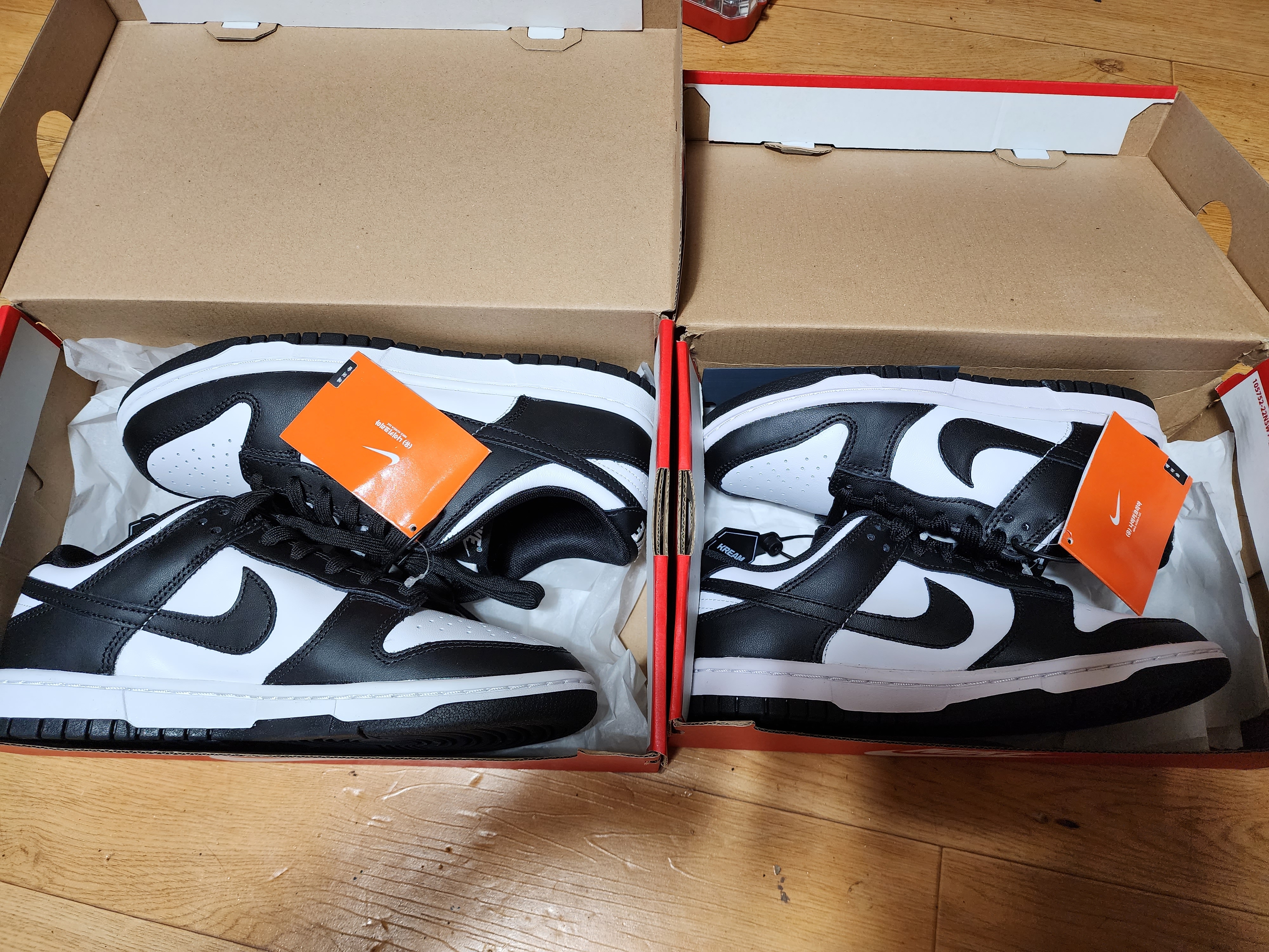 Nike Dunk Low Retro Black, (W) Nike Dunk Low Black 착용 스타일 - 2
