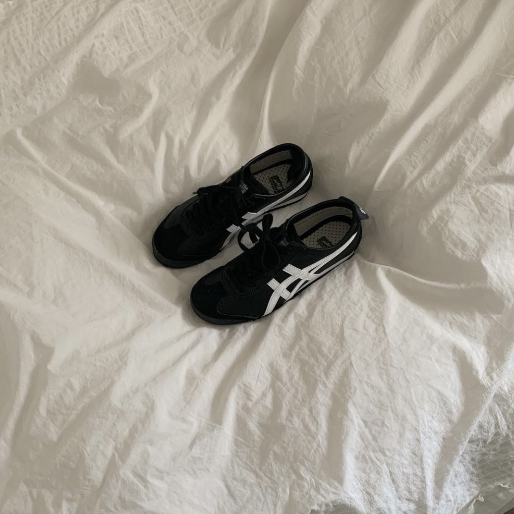 Onitsuka Tiger Mexico 66 Black White 착용 스타일