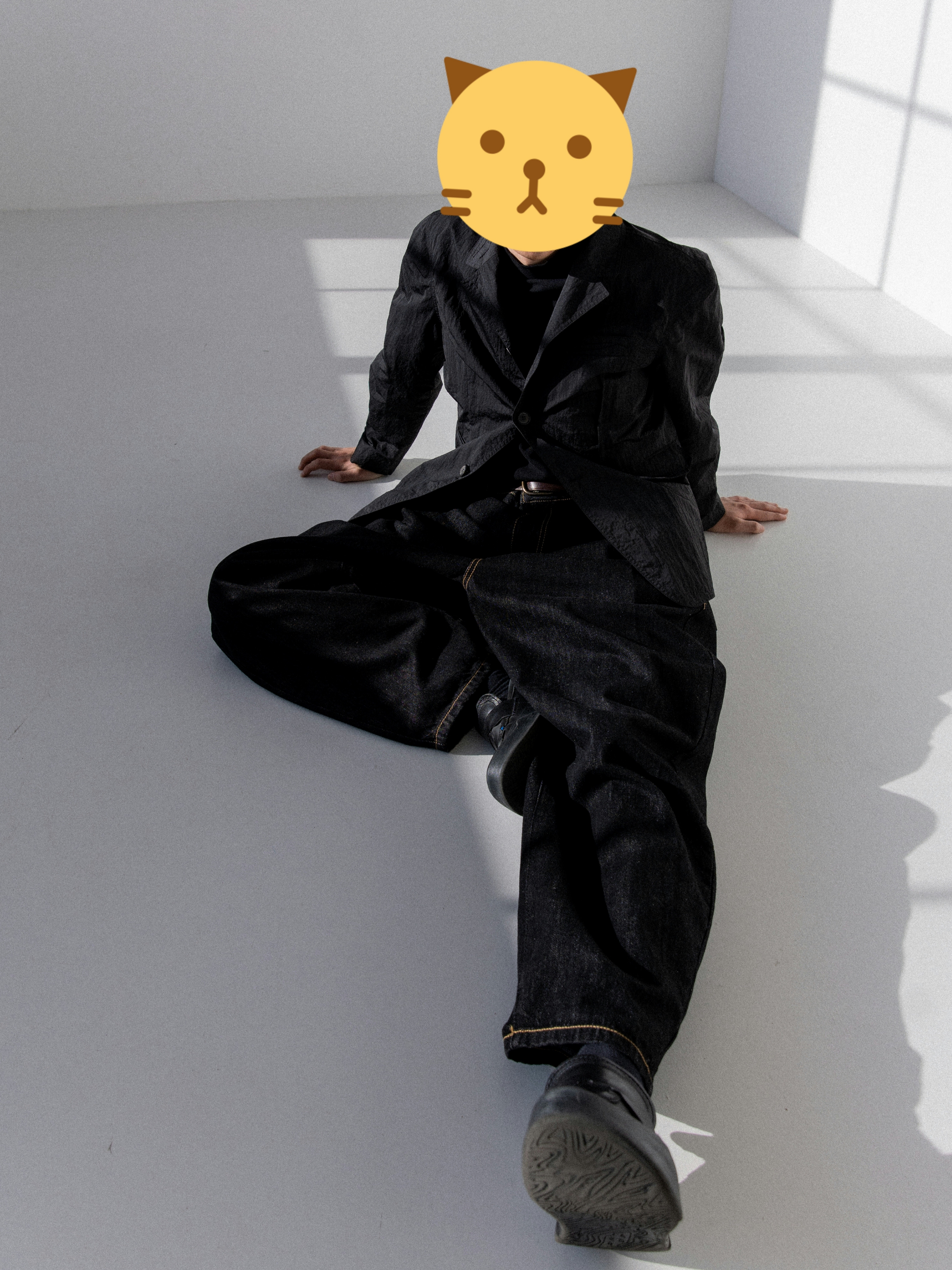 Camper x Ader Error Proto-743-S Black Leather Shoes 착용 스타일 - 2