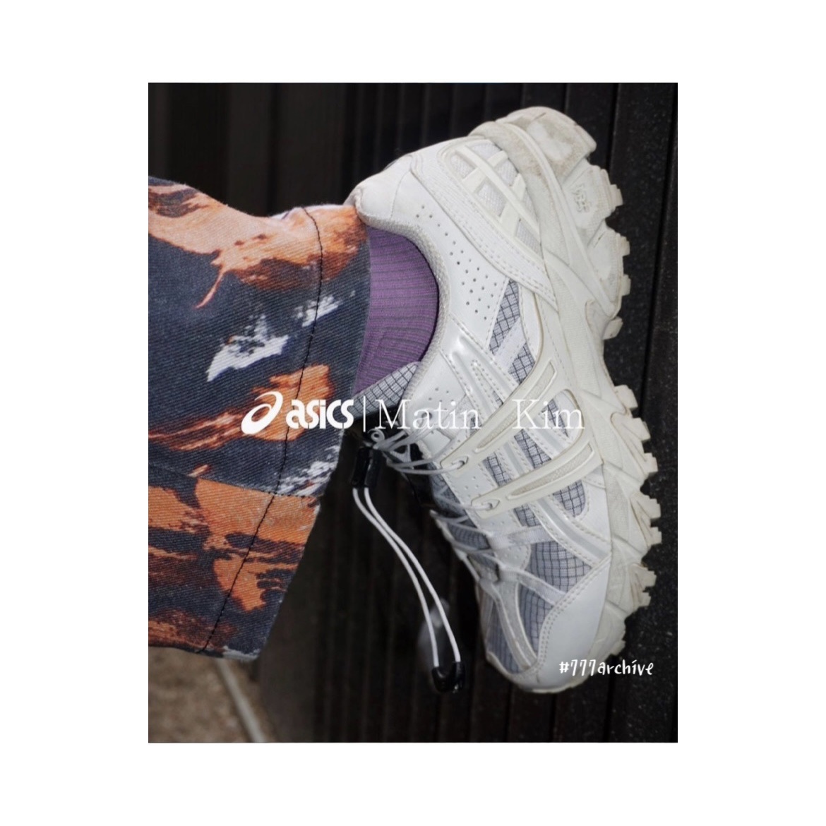 (W) Asics x Matin Kim Gel-Sonoma 15-50 Oasis Green Pure Silver, (W) Asics x Matin Kim Gel-Sonoma 15-50 Black Pure Silver 착용 스타일 - 3