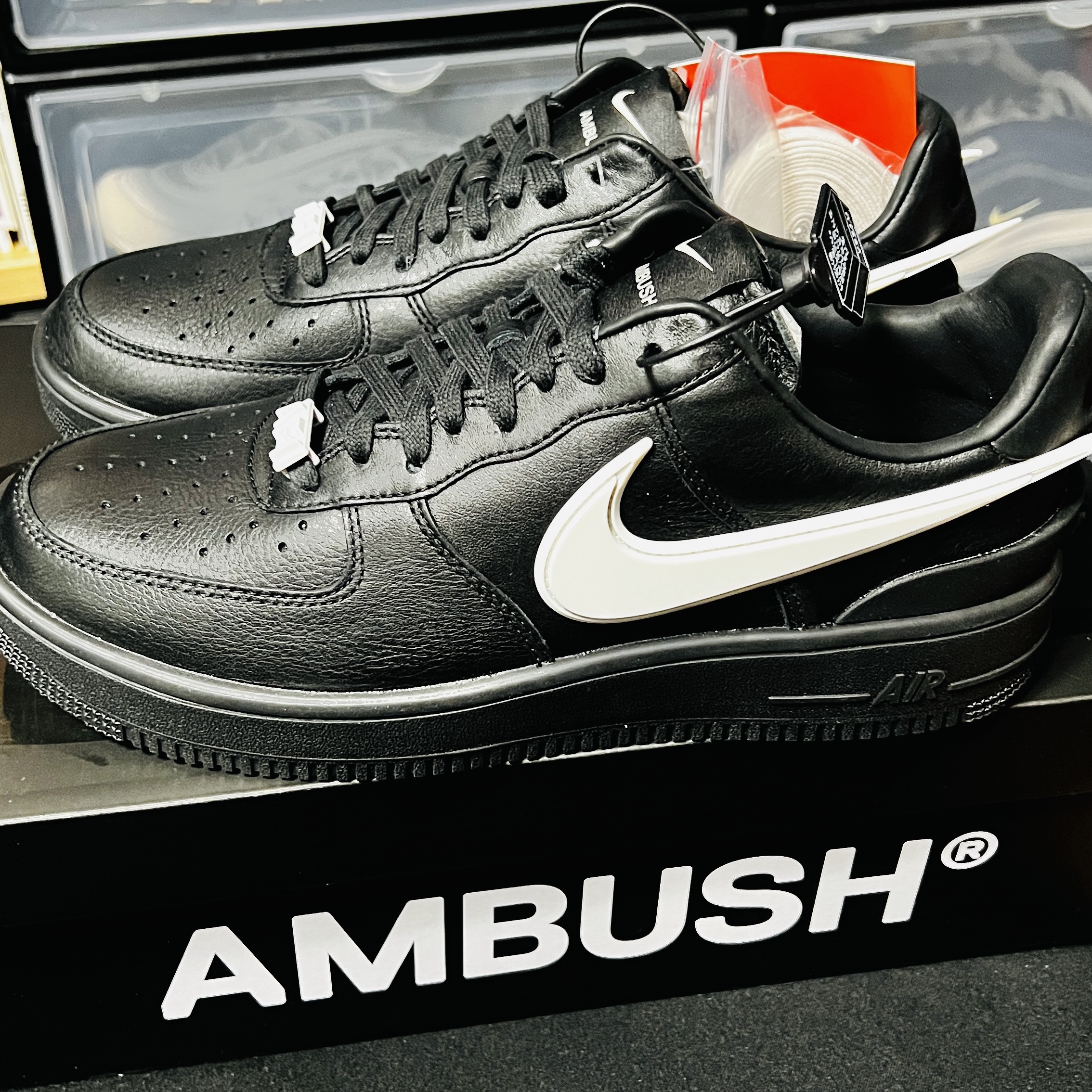 Nike x Ambush Air Force 1 Low SP Black 착용 스타일 - 2