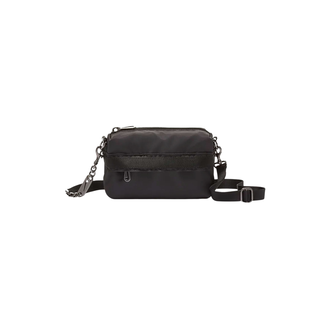 Nike NSW Futura Luxe Crossbody Bag 1L Black 상세 이미지 1