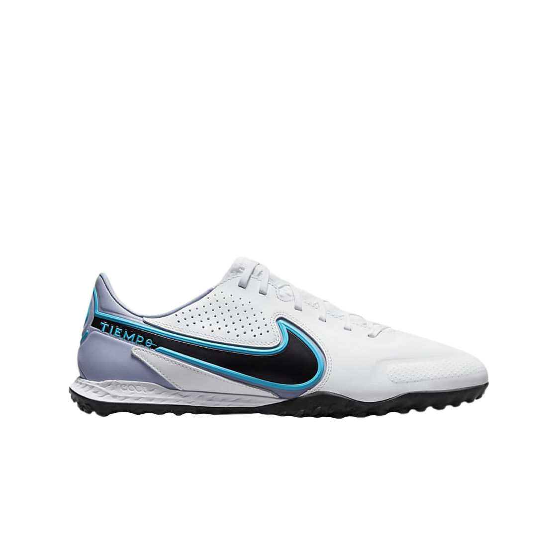 나이키 리액트 티엠포 레전드 9 프로 TF 화이트 발틱 블루(Nike React Tiempo Legend 9 Pro TF White Baltic Blue)