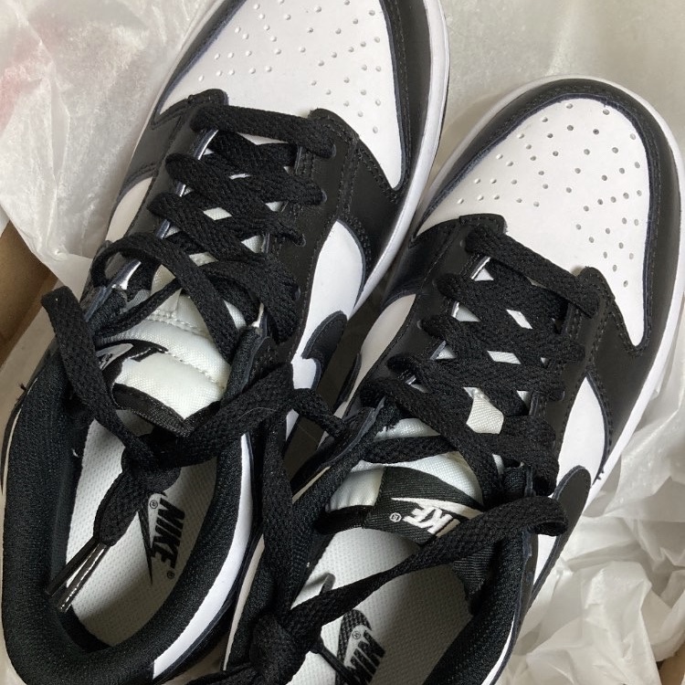 (GS) Nike Dunk Low Black 착용 스타일
