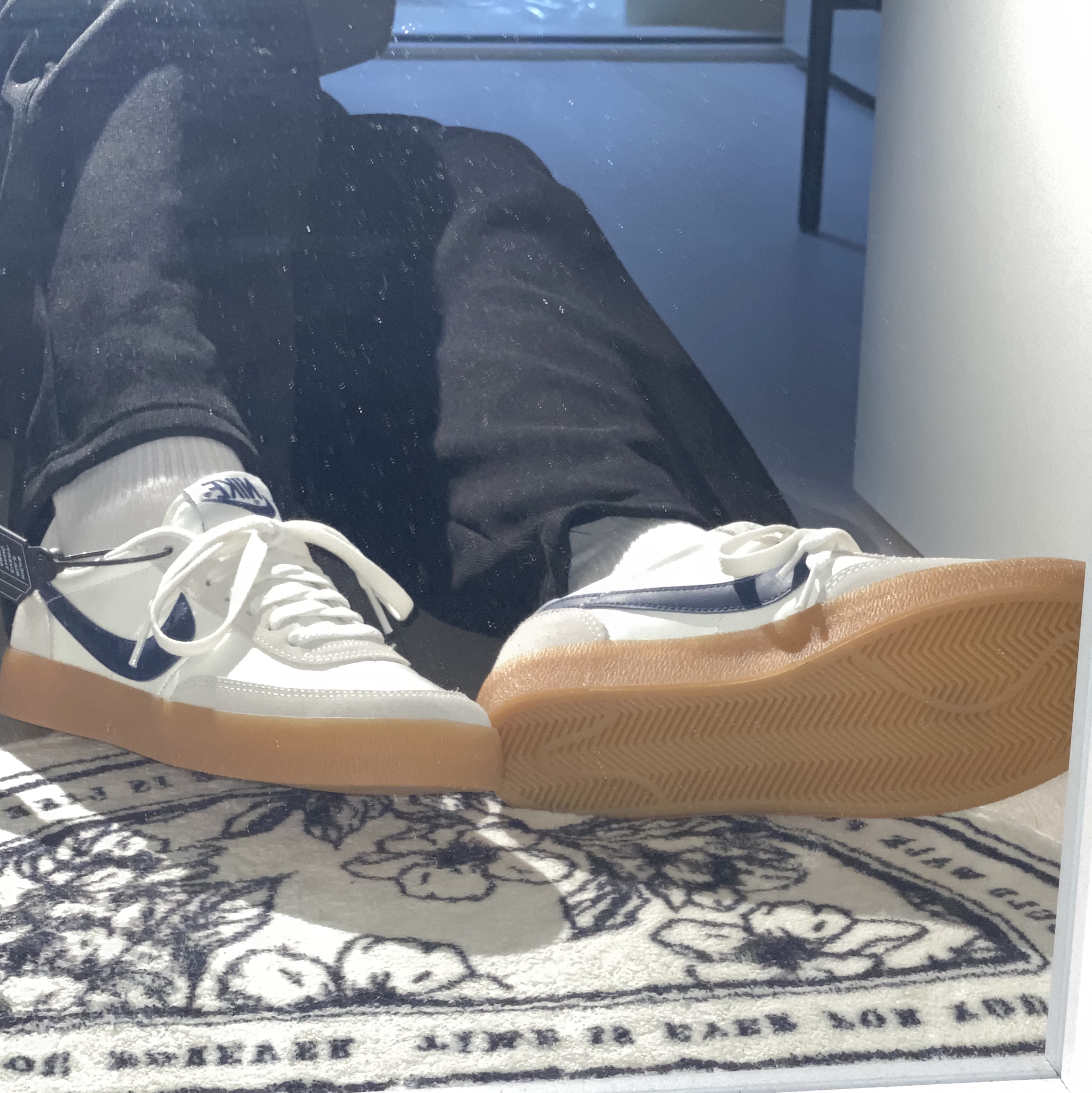 Nike x J.Crew Killshot 2 Sail Midnight Navy 착용 스타일 - 2