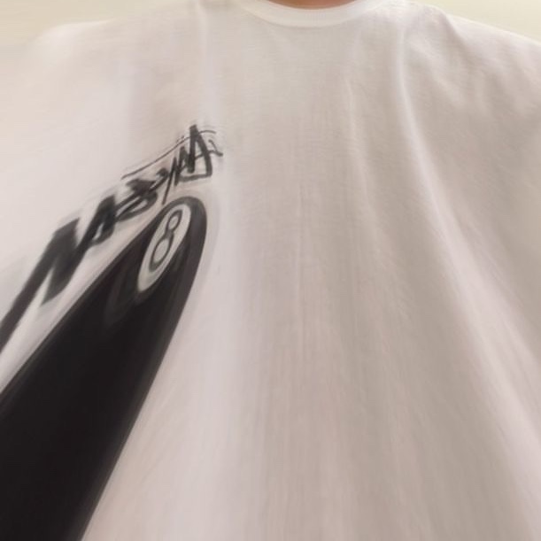 Stussy 8 Ball T-Shirt White - 22SS 착용 스타일