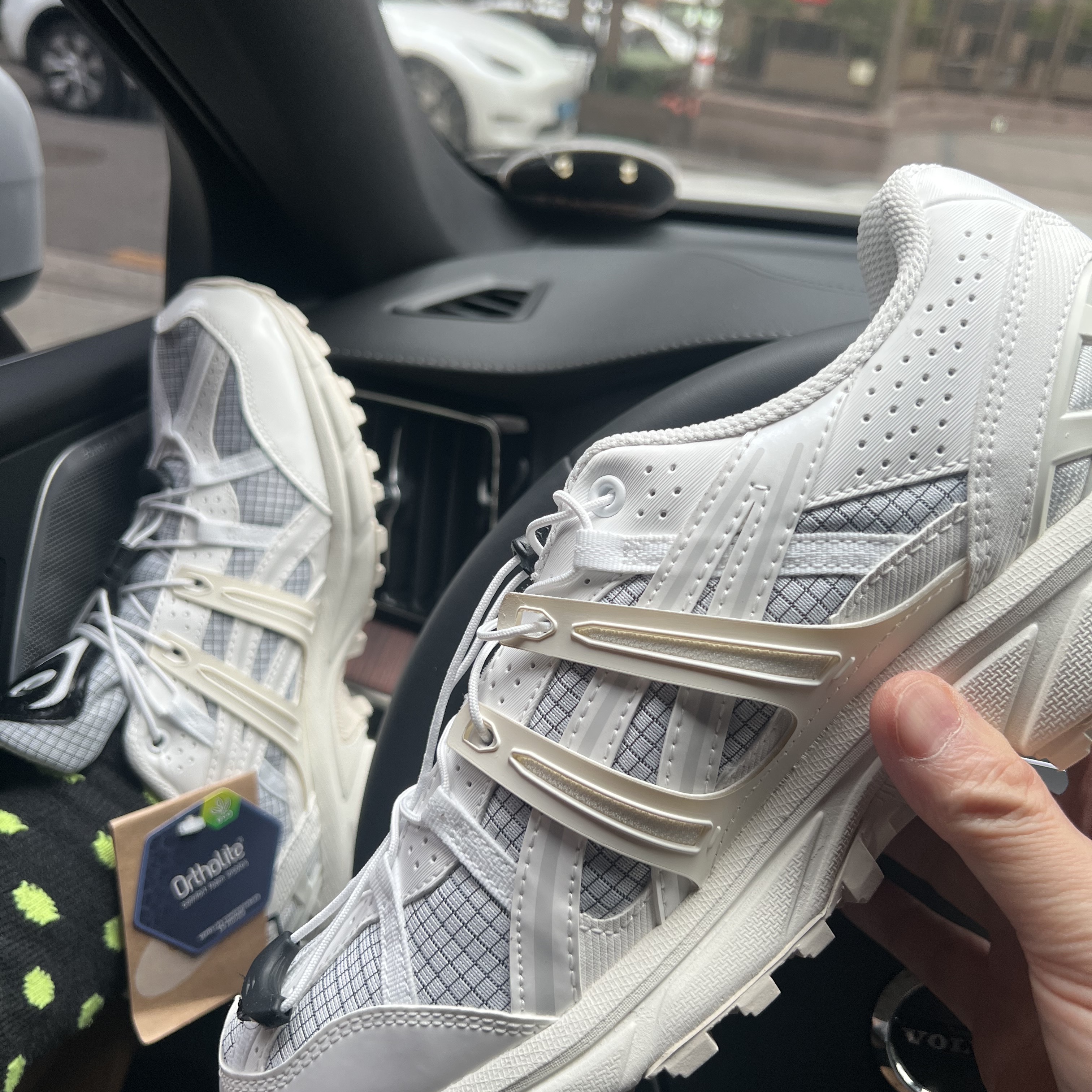 (W) Asics x Matin Kim Gel-Sonoma 15-50 Glacier Grey White 착용 스타일