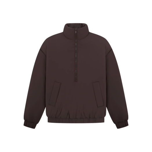 Essentials Nylon Puffer Jacket Plum - 23SS