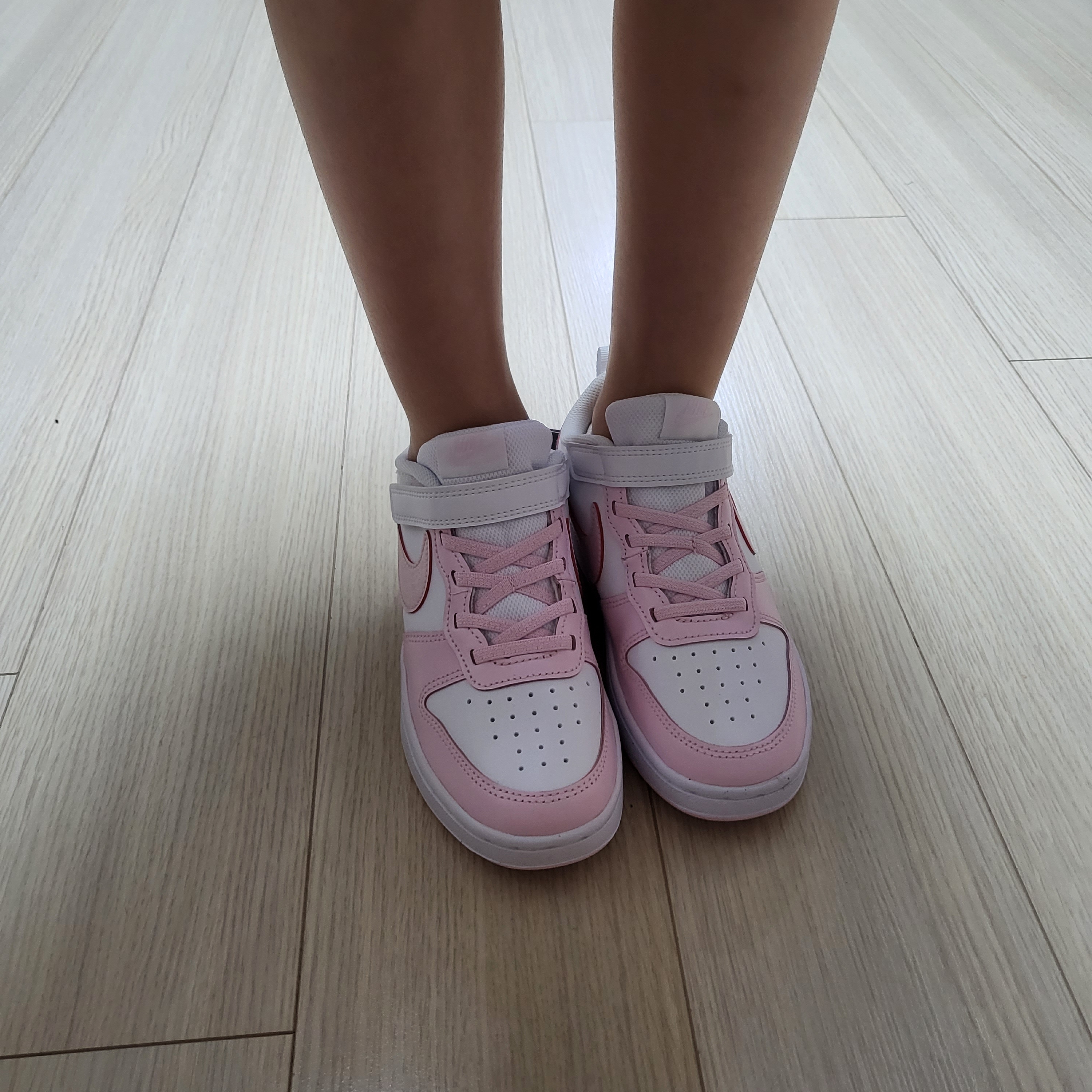 (PS) Nike Court Borough 2 SE White Pink Foam 착용 스타일