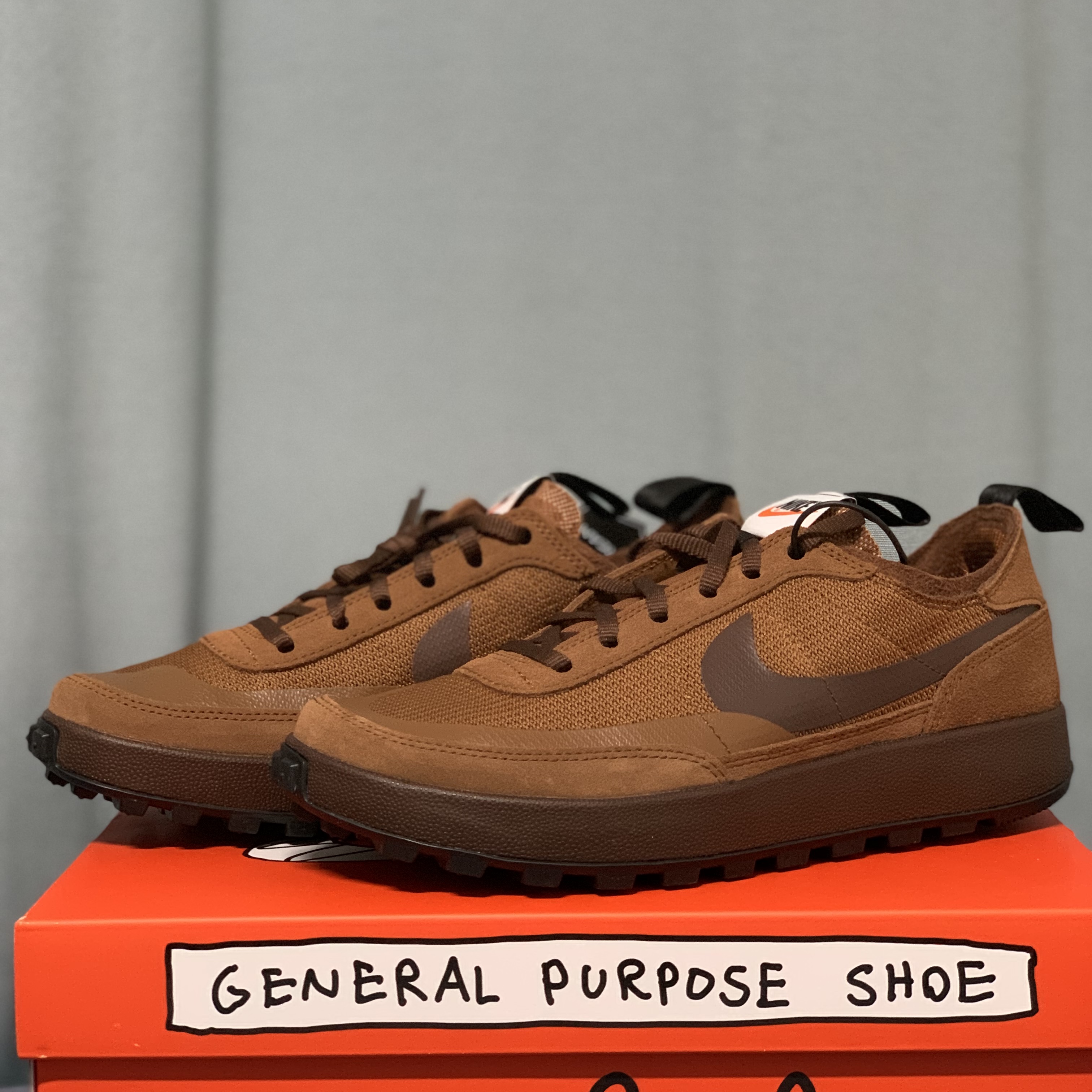 Nike x Tom Sachs General Purpose Shoe Brown 착용 스타일 - 2