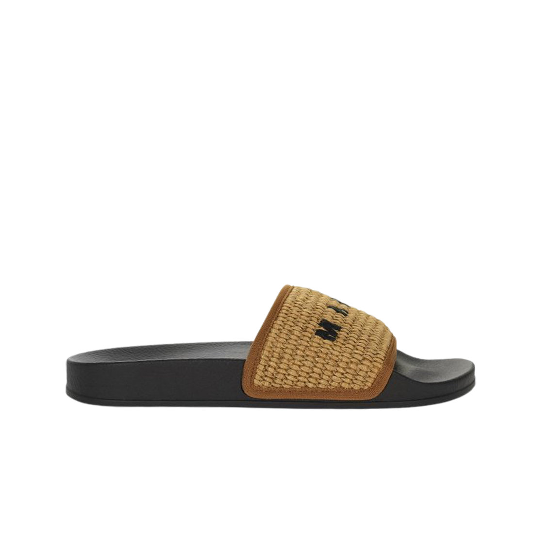 (W) 마르니 우븐 라피아 샌들 로시에나 카라멜((W) Marni Woven Raffia Sandal Rawsiena Caramel)