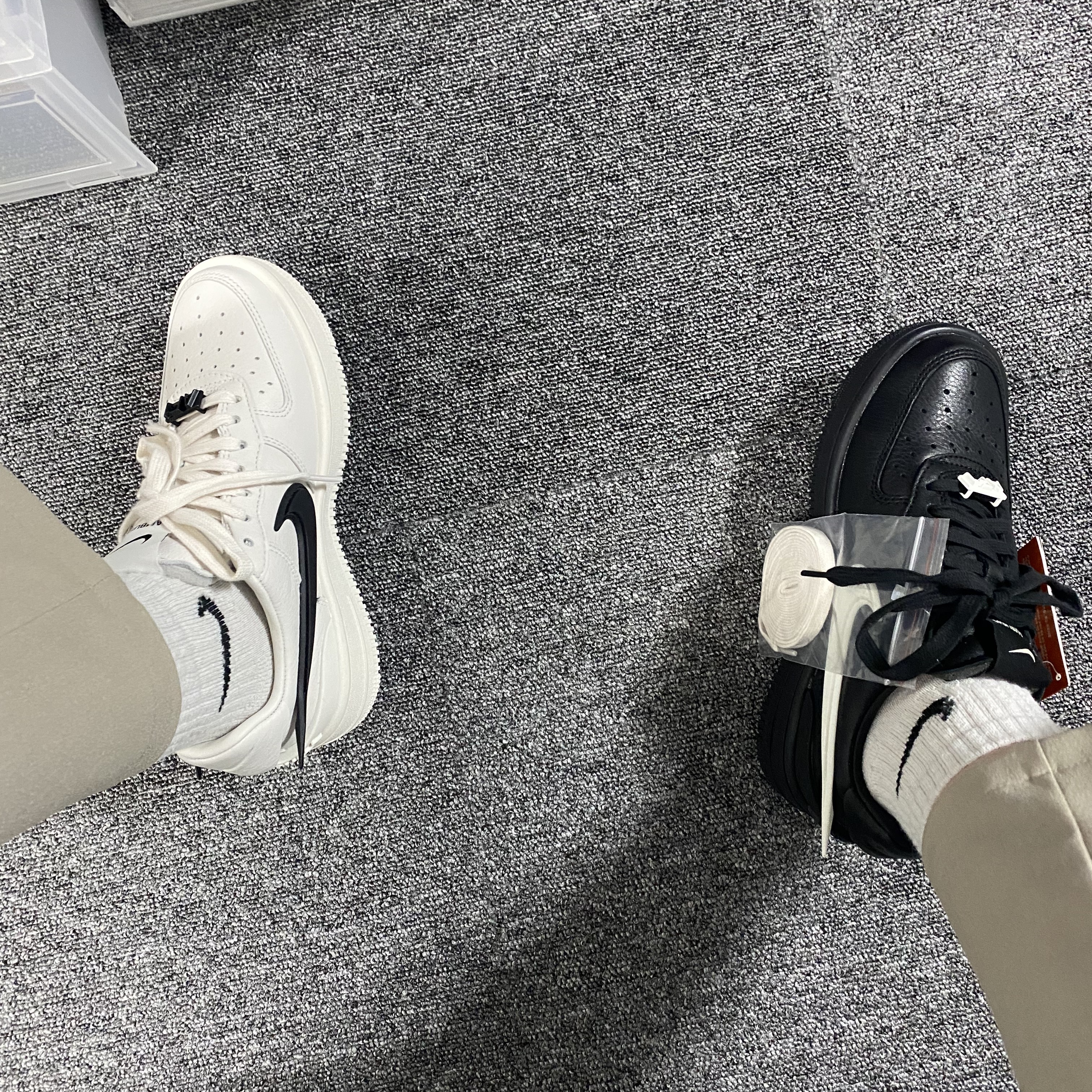 Nike x Ambush Air Force 1 Low SP Phantom, Nike x Ambush Air Force 1 Low SP Black 착용 스타일 - 4