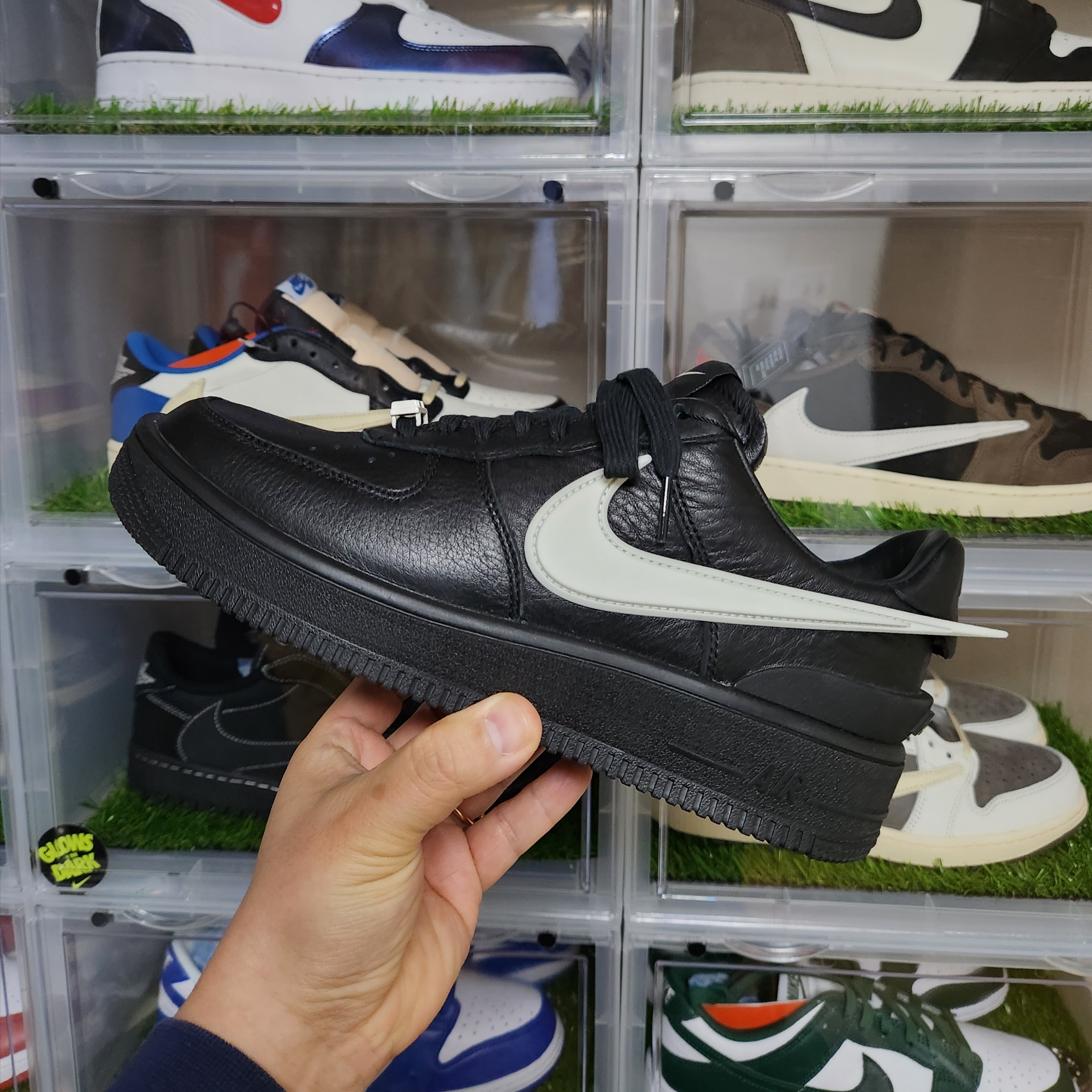 Nike x Ambush Air Force 1 Low SP Black 착용 스타일 - 1