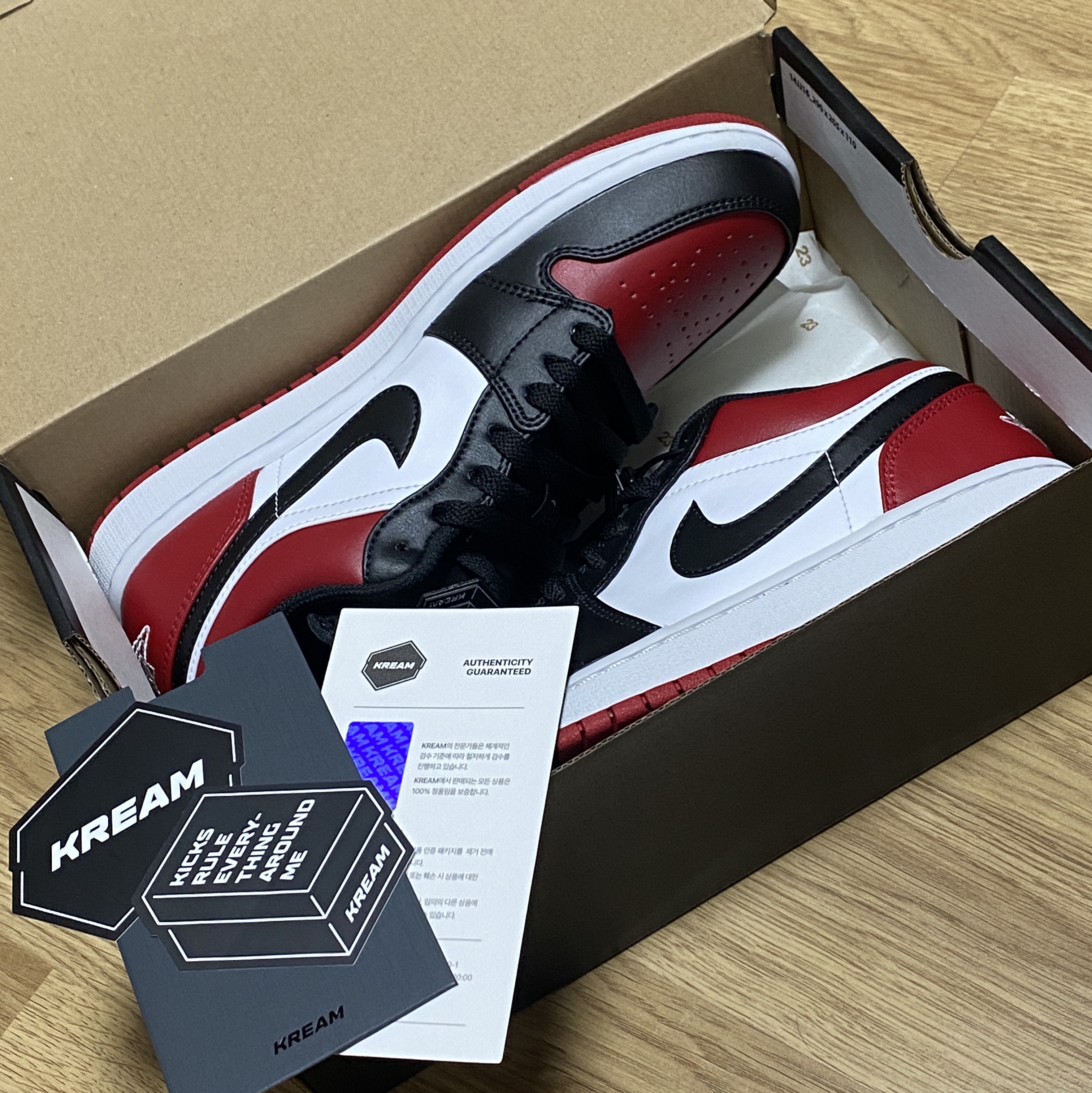 Jordan 1 Low Bred Toe 착용 스타일