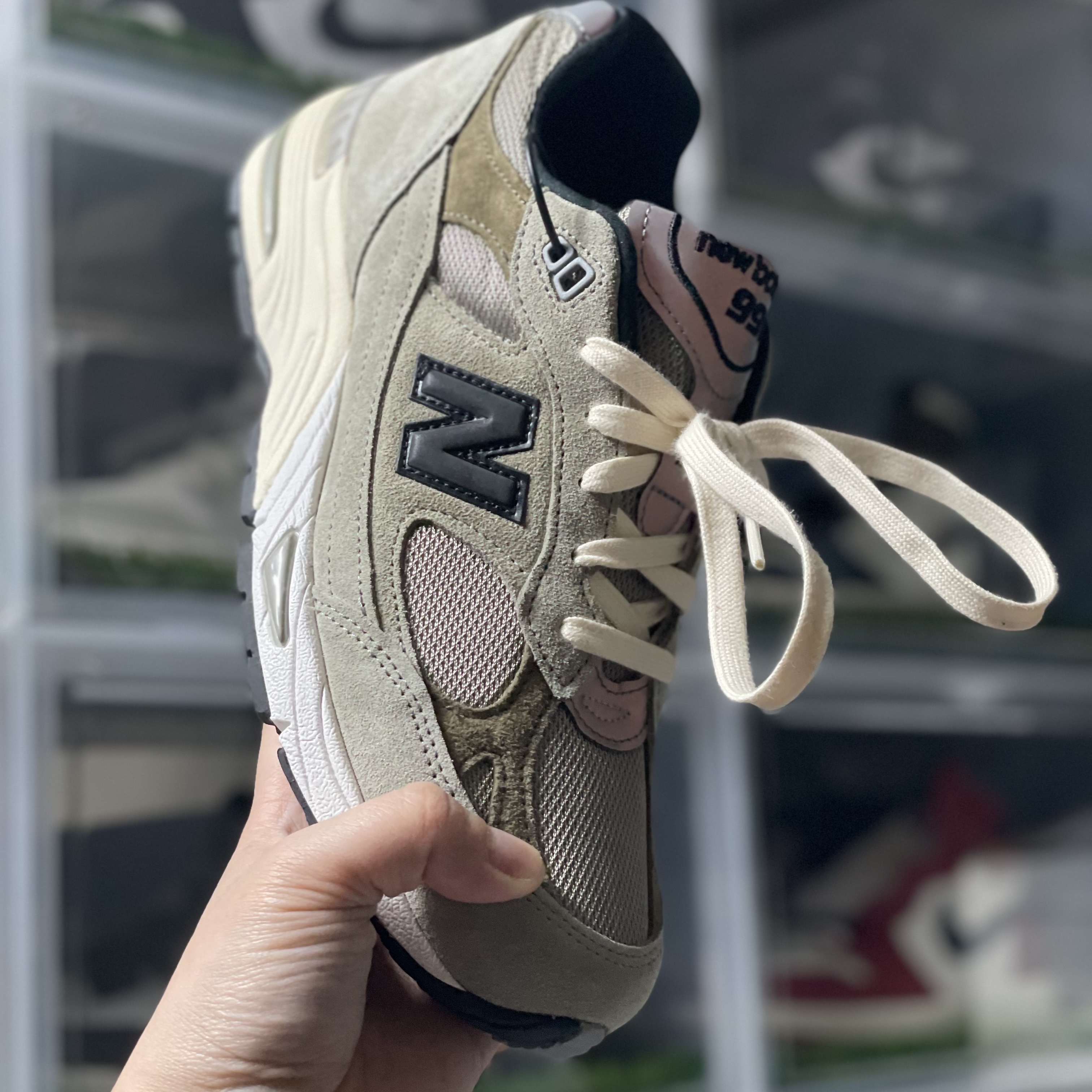 New Balance x JJJJound 991 Made in UK Grey 착용 스타일 - 2