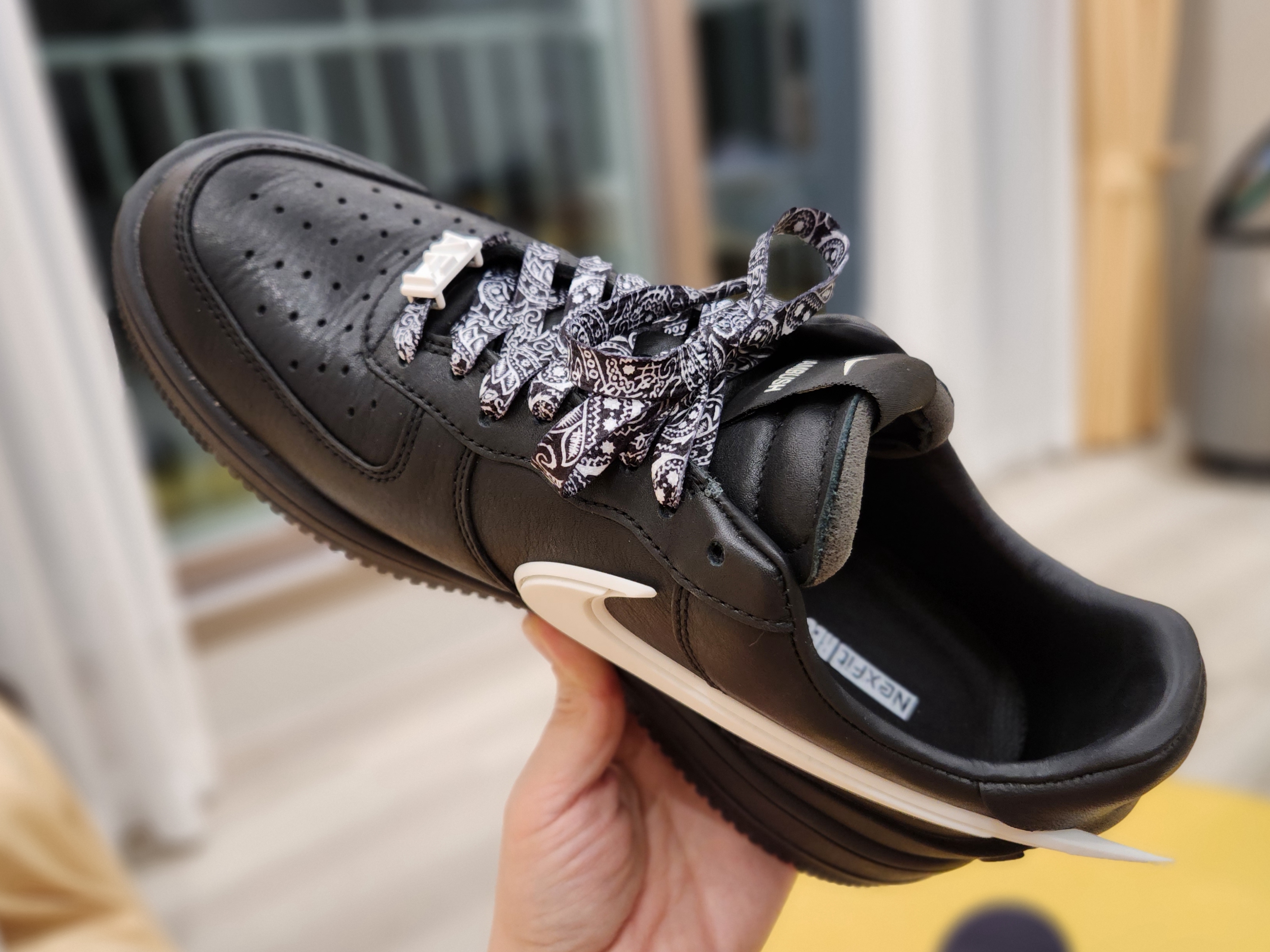 Nike x Ambush Air Force 1 Low SP Black 착용 스타일 - 1