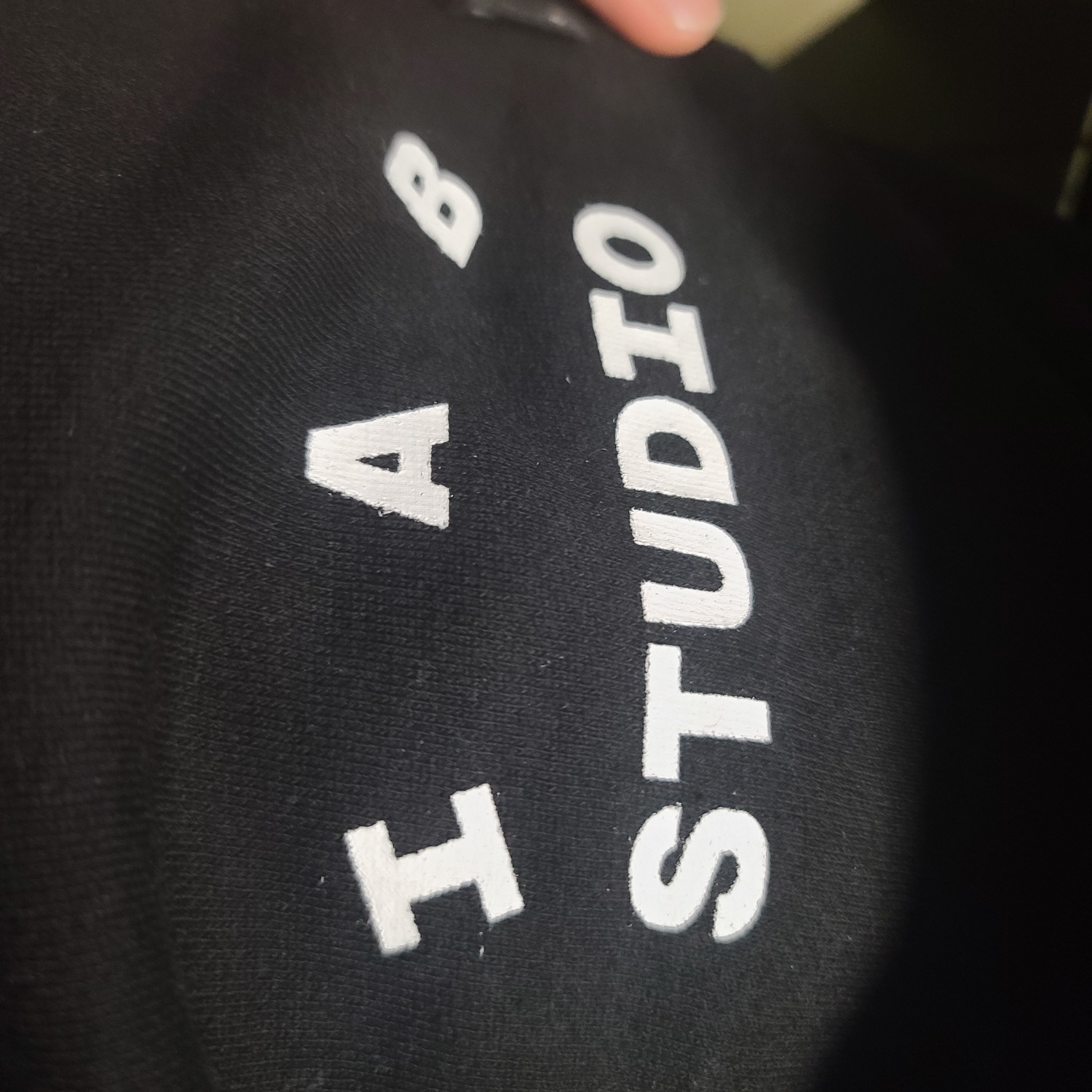 IAB Studio Sweatpants Black White - 23SS 착용 스타일