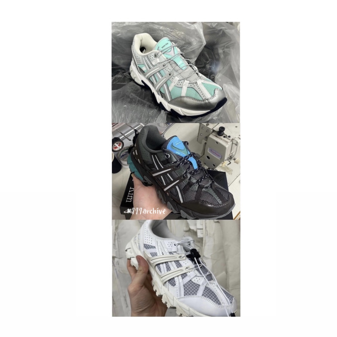 (W) Asics x Matin Kim Gel-Sonoma 15-50 Oasis Green Pure Silver, (W) Asics x Matin Kim Gel-Sonoma 15-50 Black Pure Silver 착용 스타일 - 4