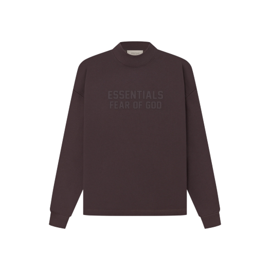 Essentials Relaxed Crewneck Plum - 23SS