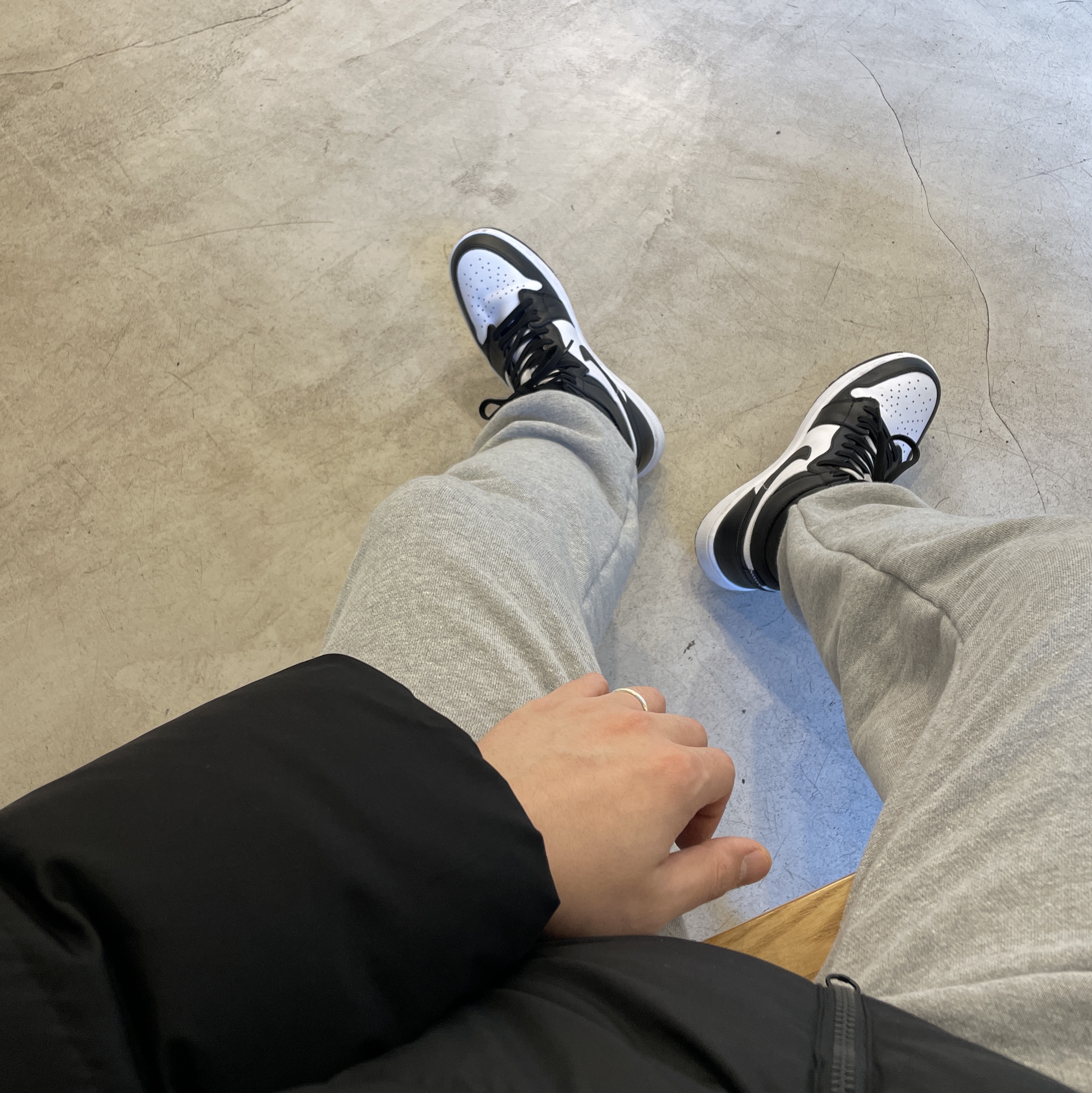 Jordan 1 High Golf White Black 착용 스타일