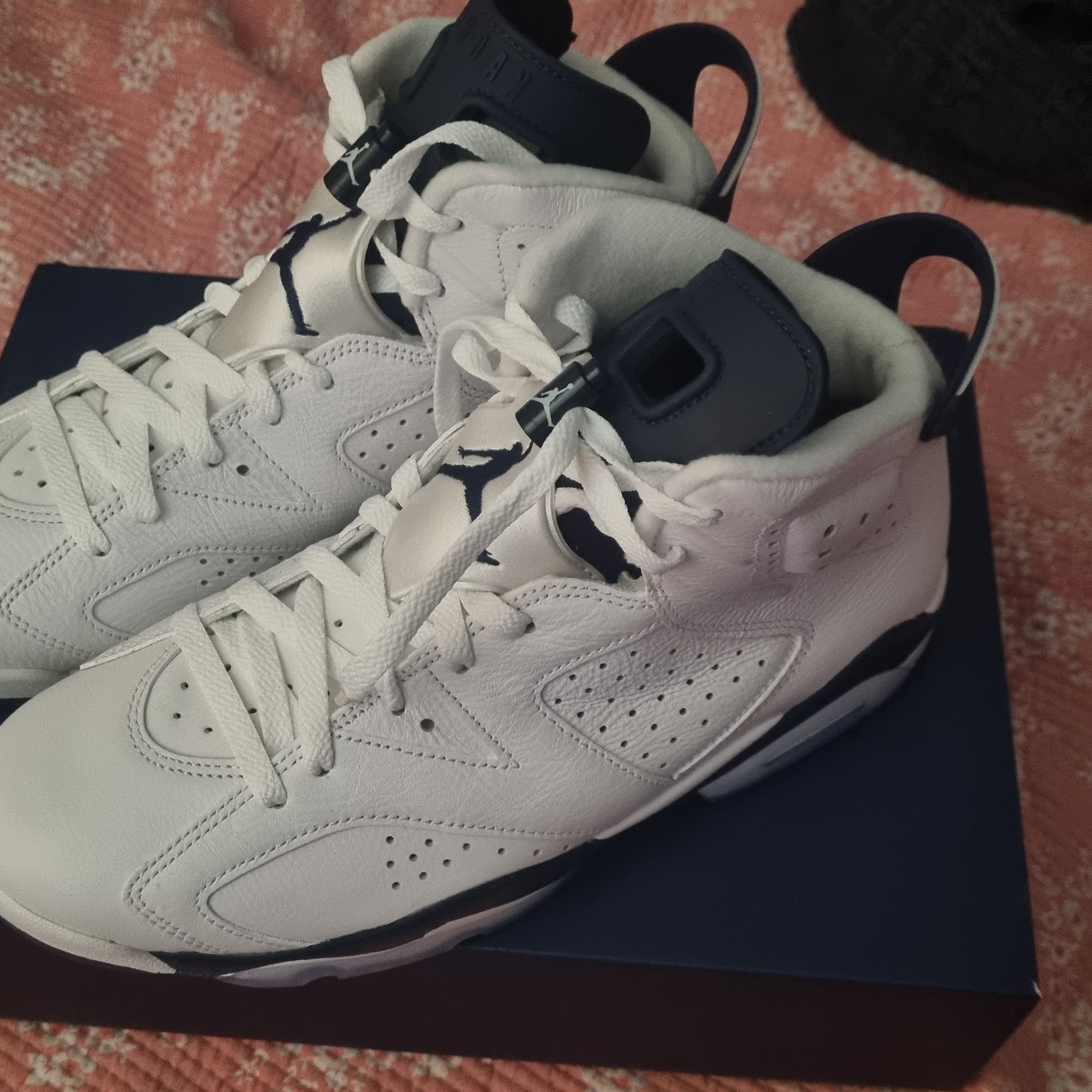 Jordan 6 Retro Midnight Navy 착용 스타일 - 1