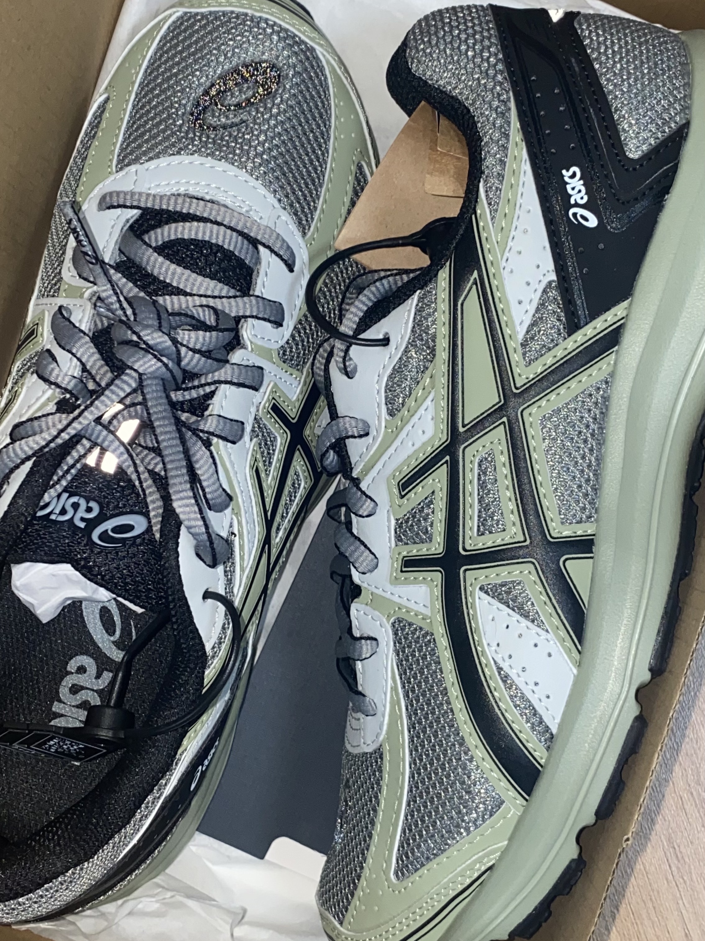 Asics Jog 100 S Sheet Rock - 2E Wide 착용 스타일 - 3