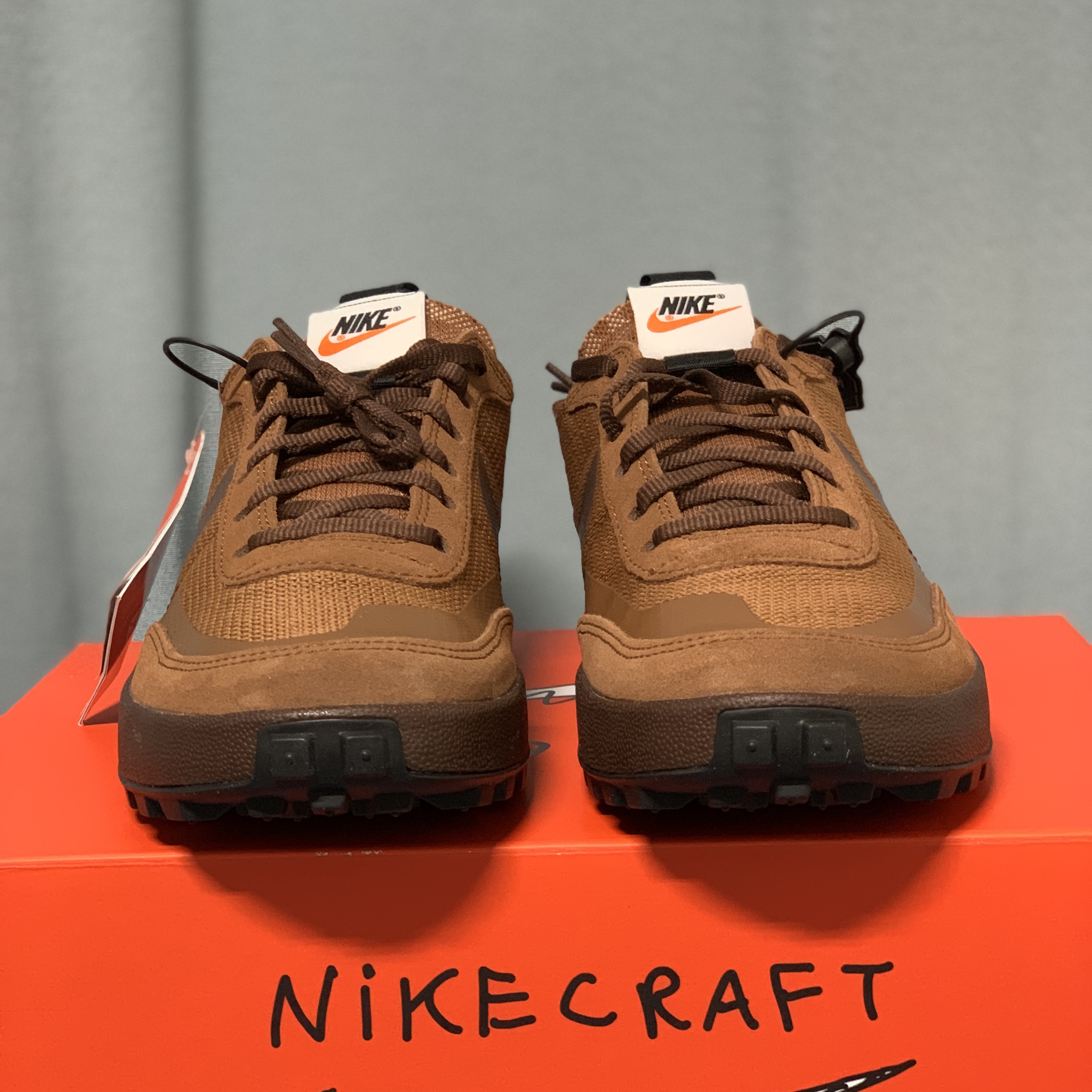 Nike x Tom Sachs General Purpose Shoe Brown 착용 스타일 - 4