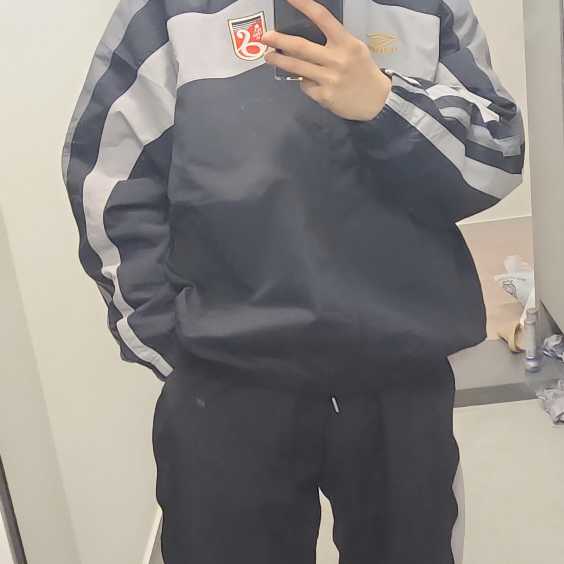 Nike x Ambush Air Force 1 Low SP Black, Supreme x Umbro Track Jacket Black - 23SS 착용 스타일 - 2