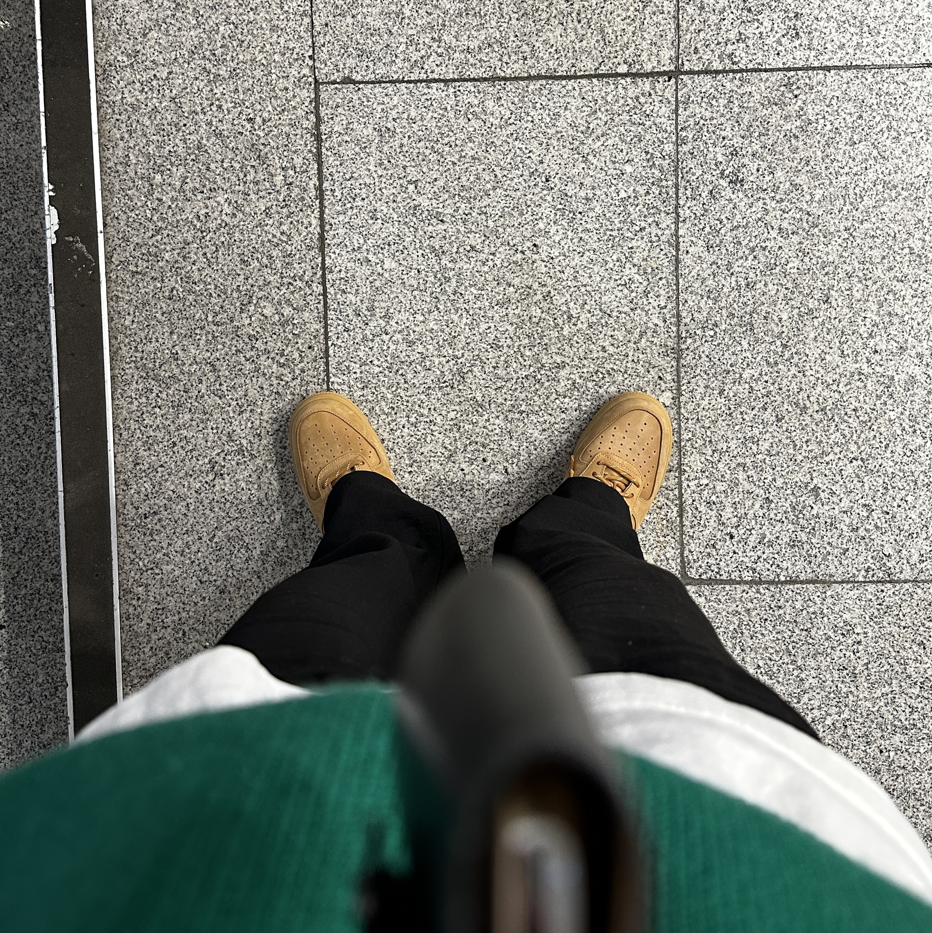 Nike Air Force 1 '07 WB Flax 착용 스타일