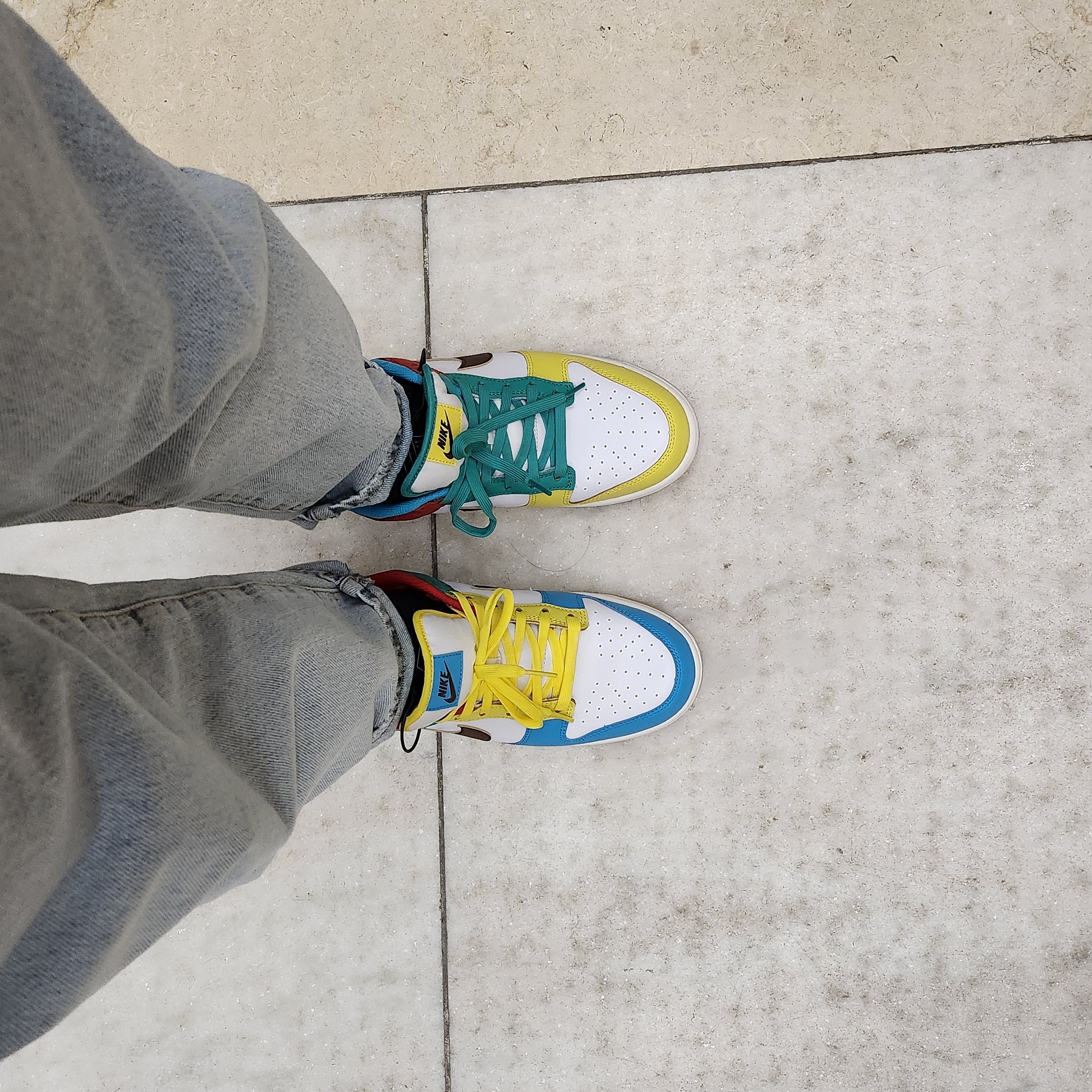 Nike Dunk Low SE Free.99 White 착용 스타일