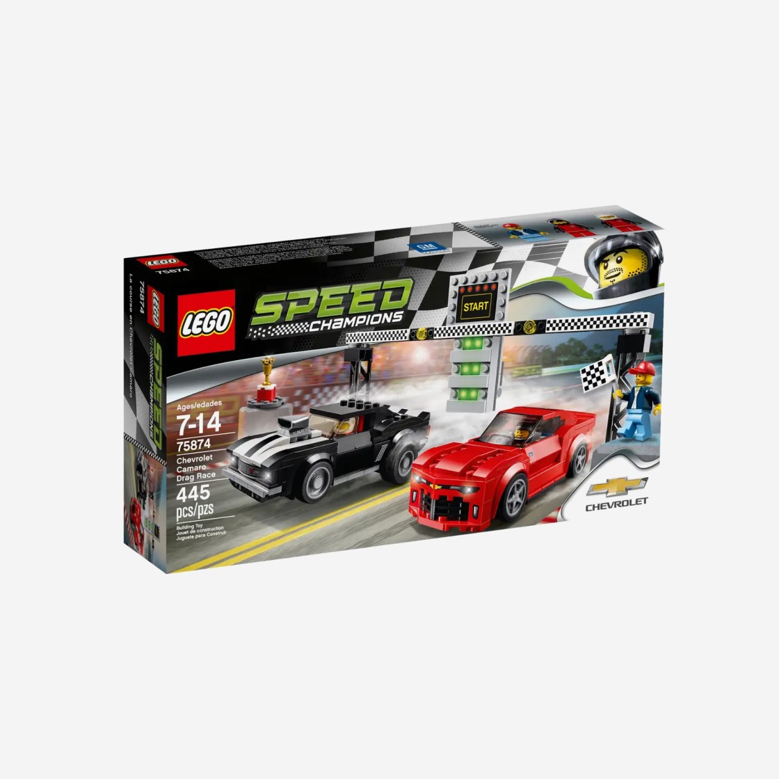 Lego Chevrolet Camaro Drag Race 75874 eBay