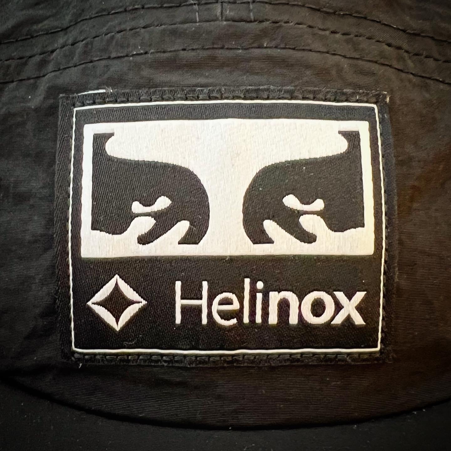 Helinox x Obey Camp Cap Black 착용 스타일 - 4