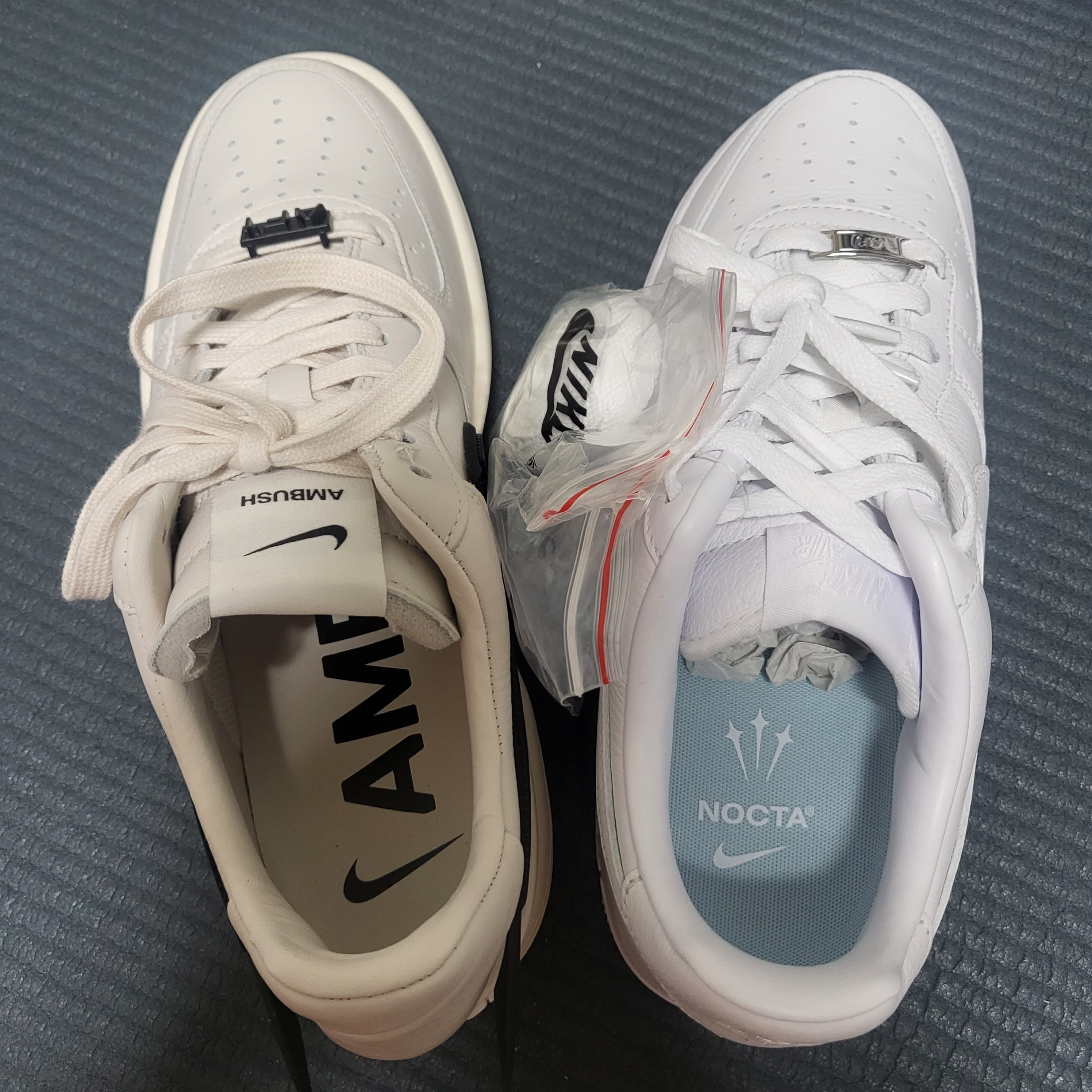 Nike x Ambush Air Force 1 Low SP Phantom, Nike x Drake Nocta Air Force 1 Low SP Certified Lover Boy White 착용 스타일 - 2