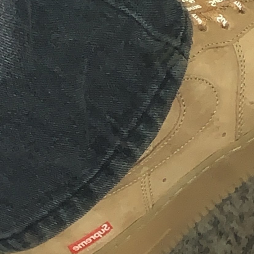Nike x Supreme Air Force 1 Low Flax 착용 스타일 - 2