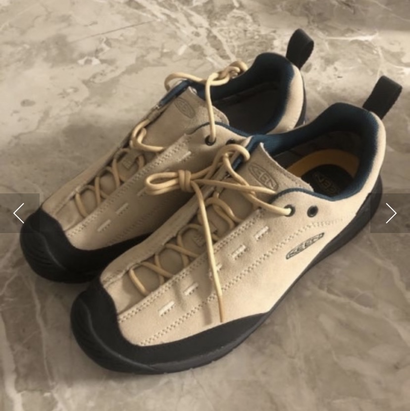 Keen Jasper II WP Sneakers Beige 착용 스타일