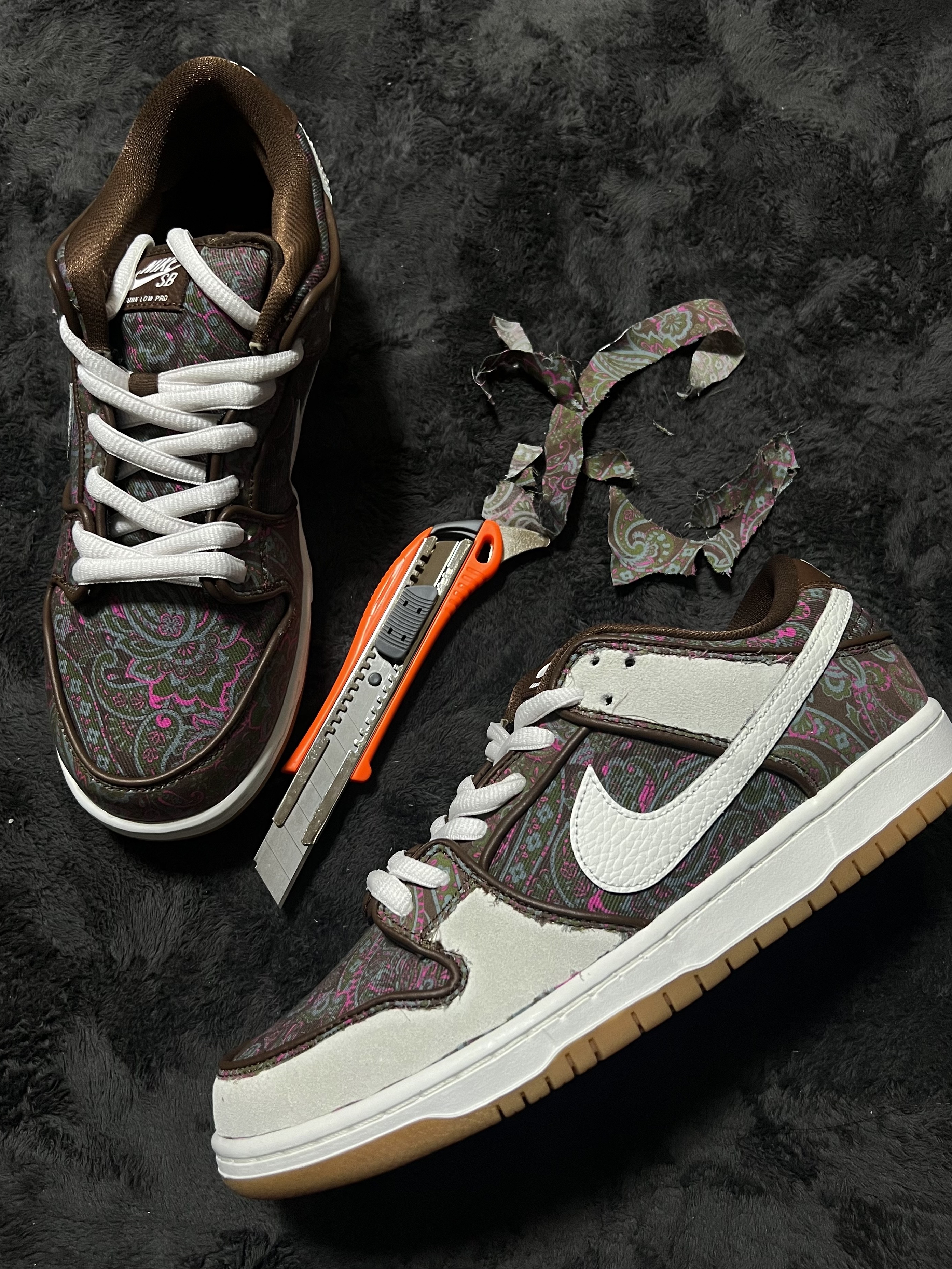 Nike SB Dunk Low Pro Premium Paisley 착용 스타일 - 3